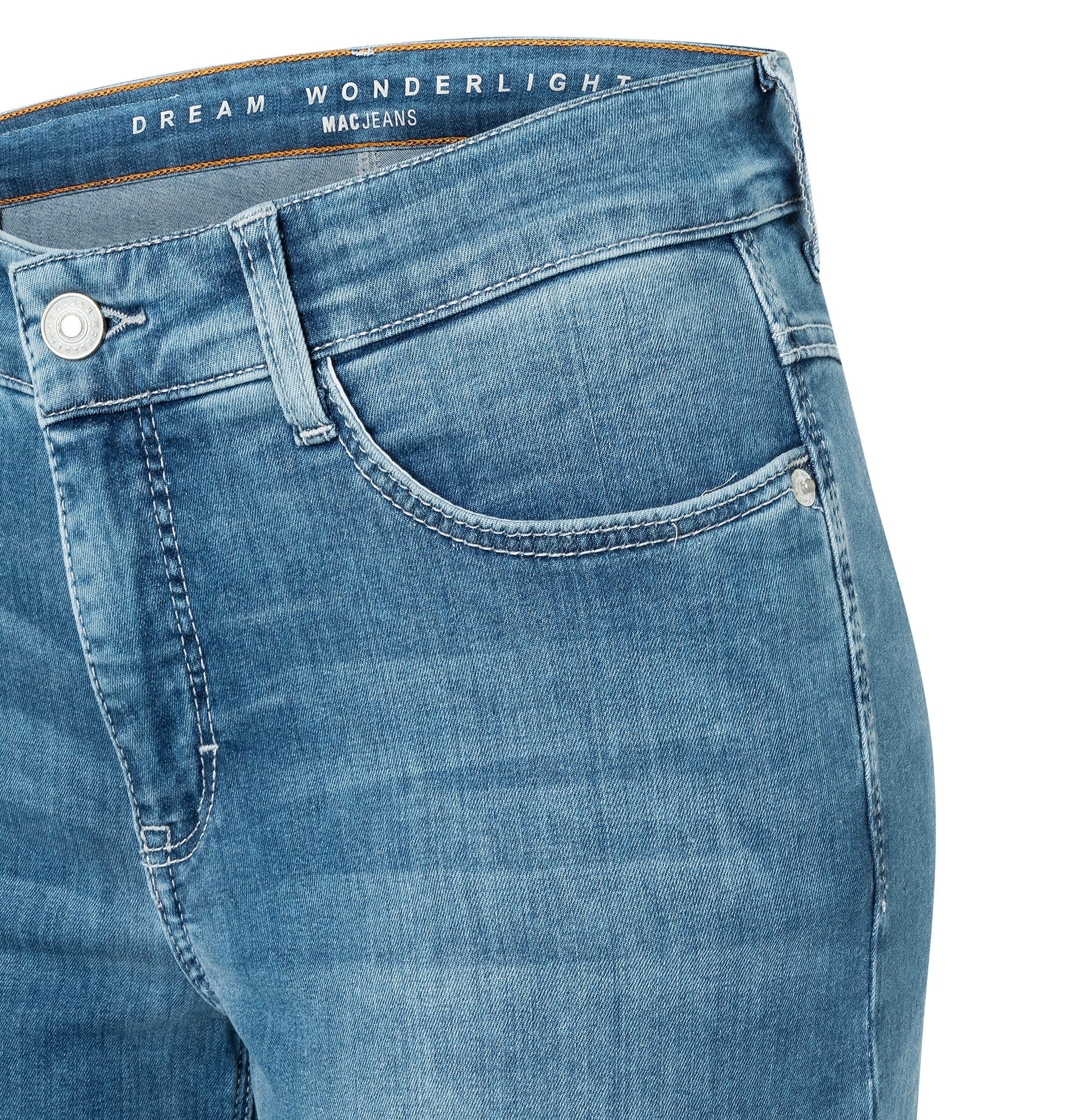 MAC Wijde jeans DREAM WIDE met wijde broekspijp - stretch