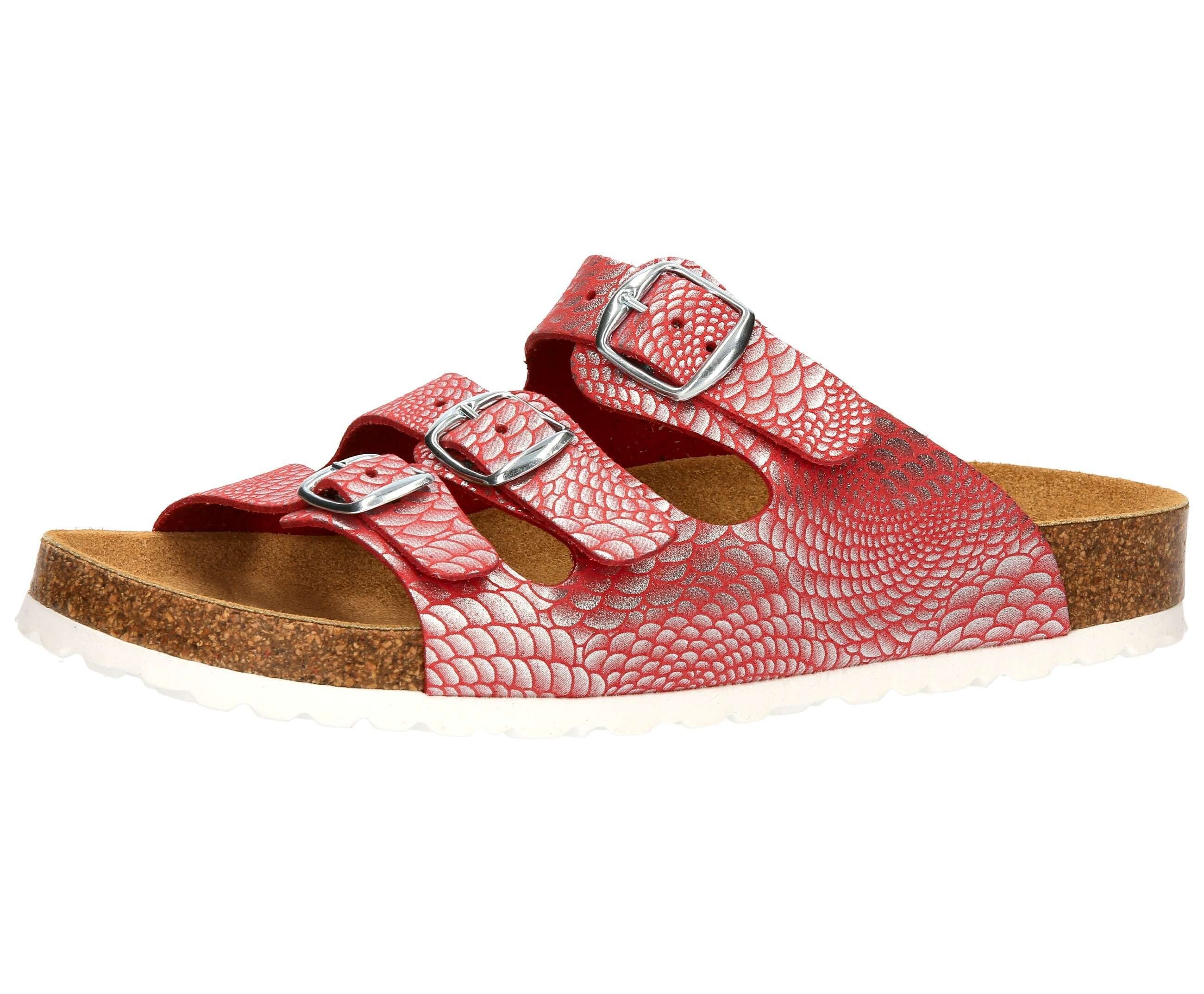 Lico Slippers Bioline Snake dames schoenen maat 37 EU roze