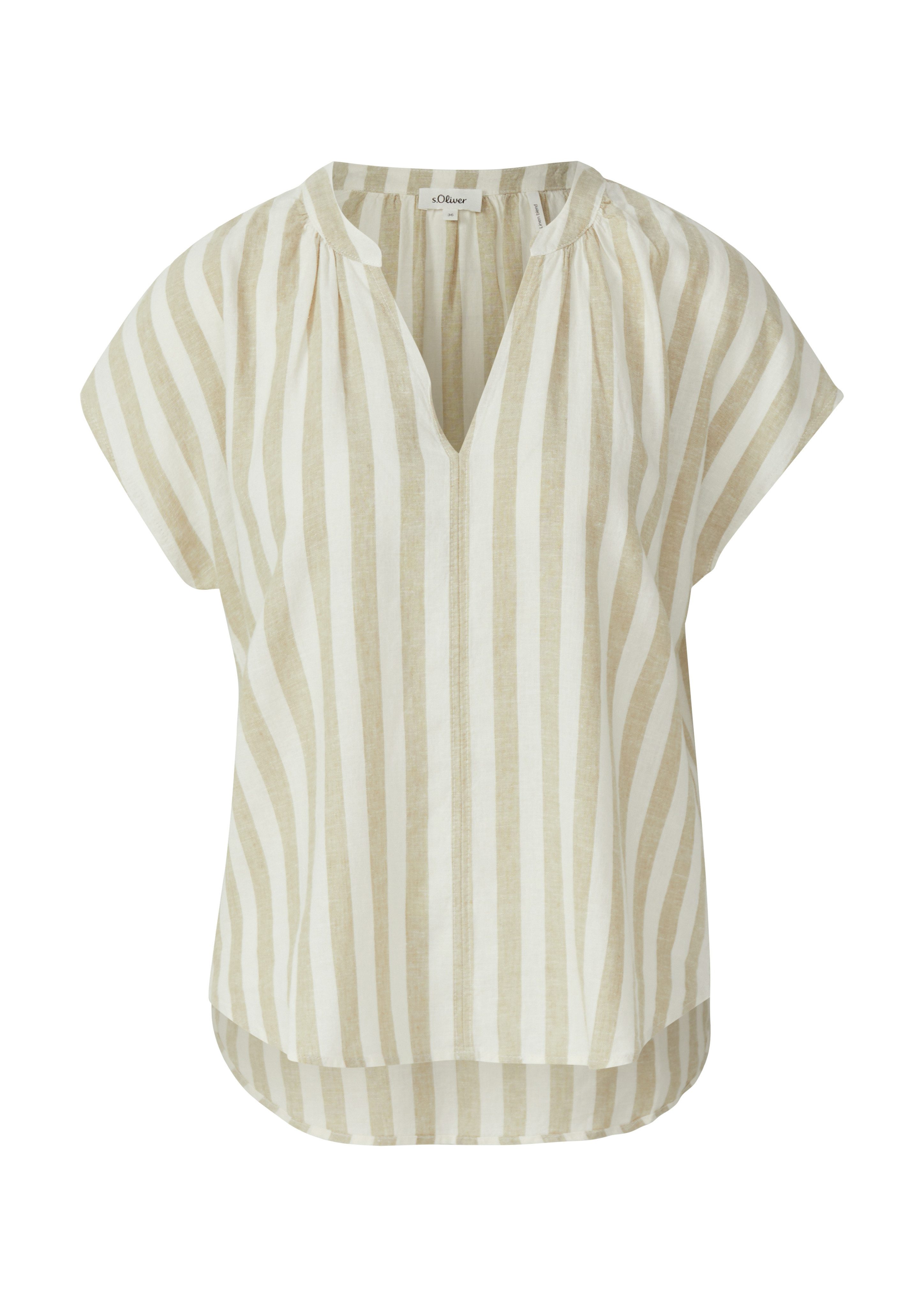 s.Oliver Blouse met korte mouwen met print all-over