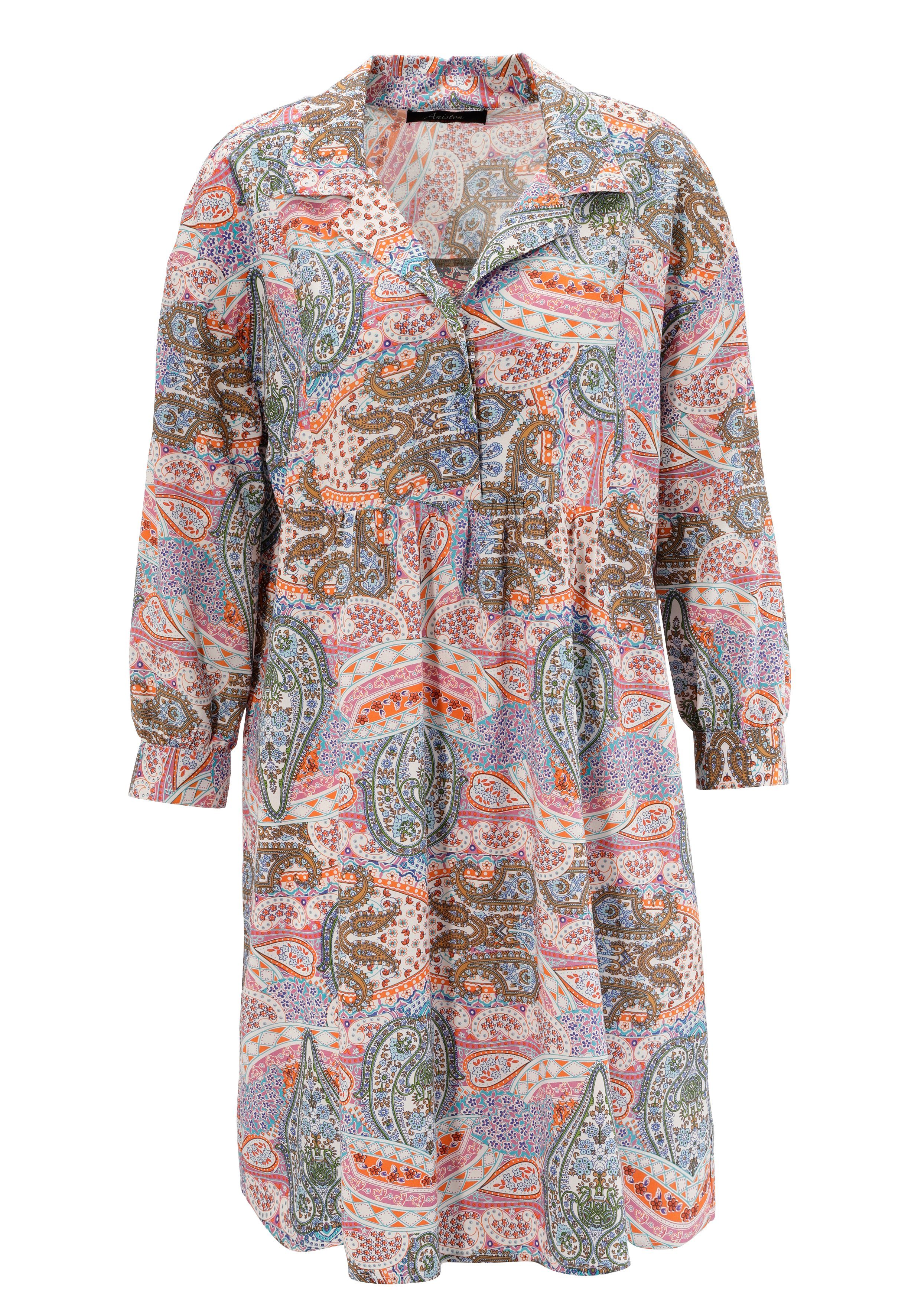 Aniston CASUAL Blousejurk met kleurrijk paisleydessin nieuwe collectie