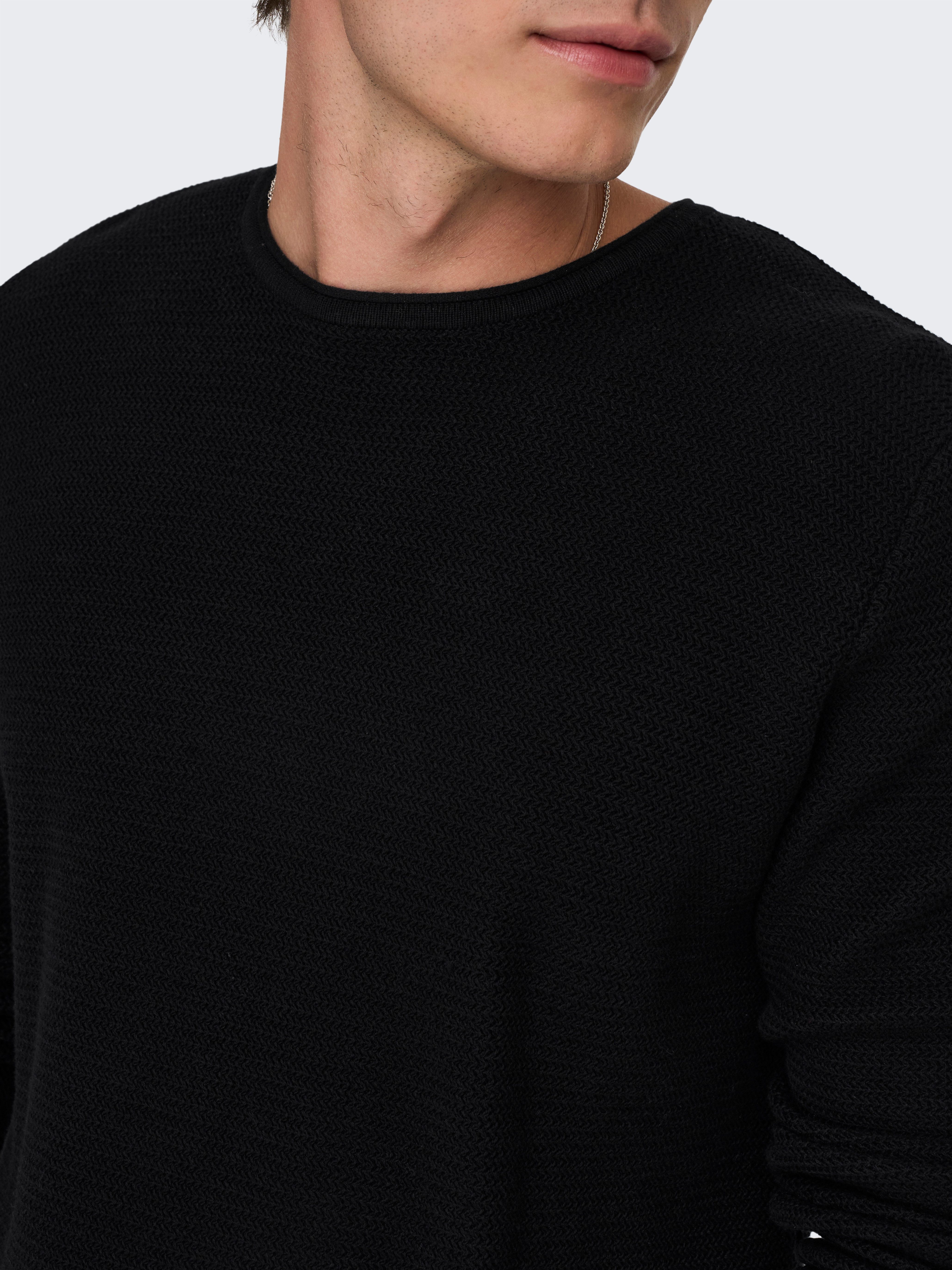 ONLY & SONS Gebreide trui ONSERIC REG 12 STRUC CREW KNIT