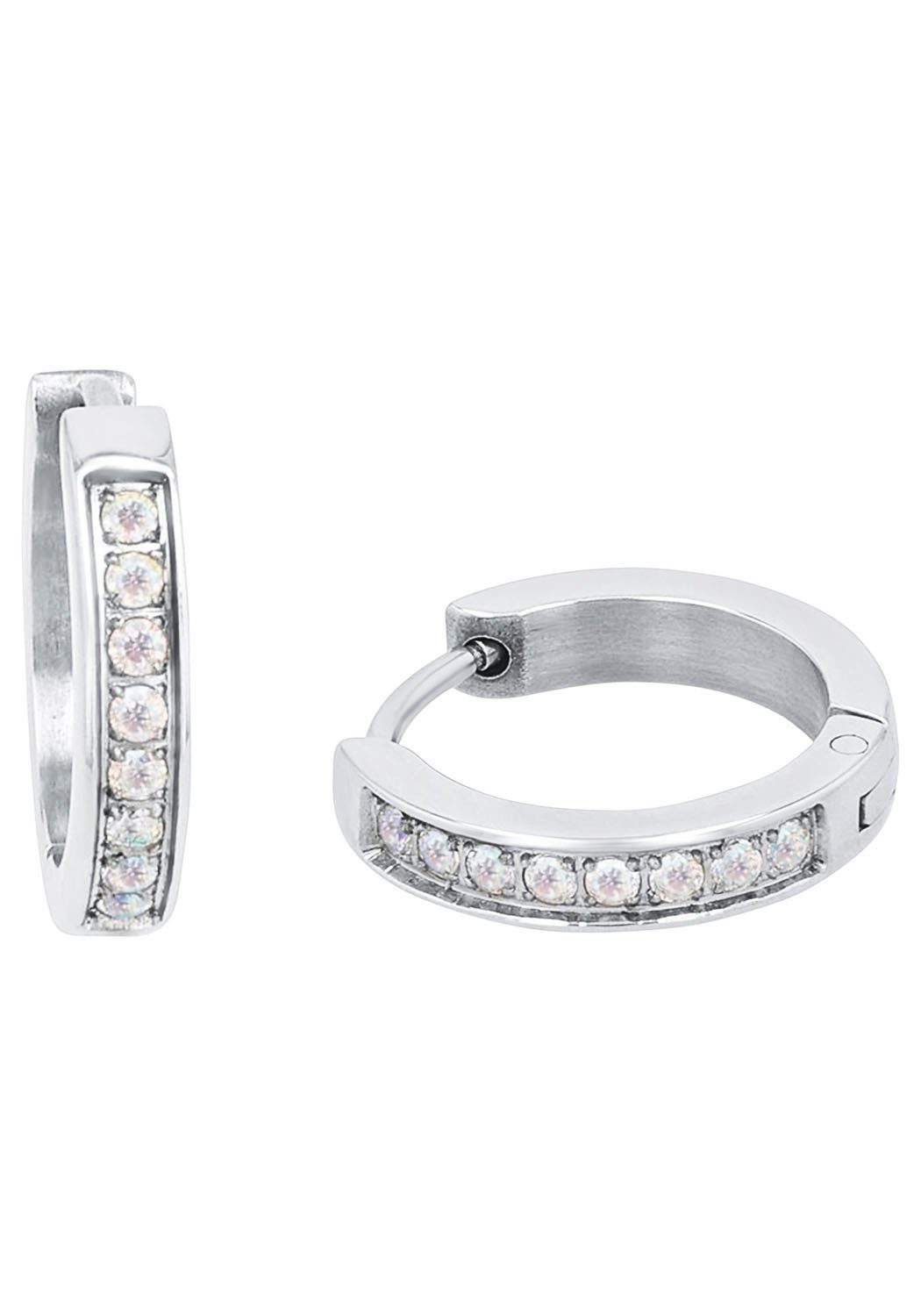 Amor Oorringen 2036467 met zirkoon (synthetisch) dames oorbellen zilver(kleur)