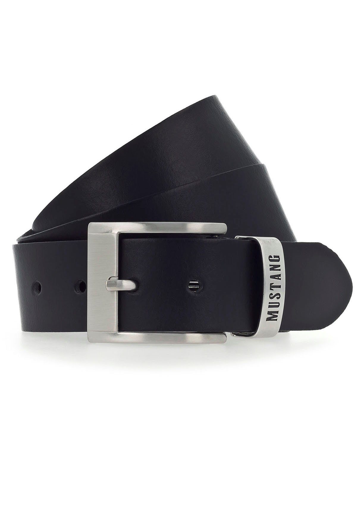 MUSTANG Leren riem 2-delig set van mustang (set, 2 stuks)