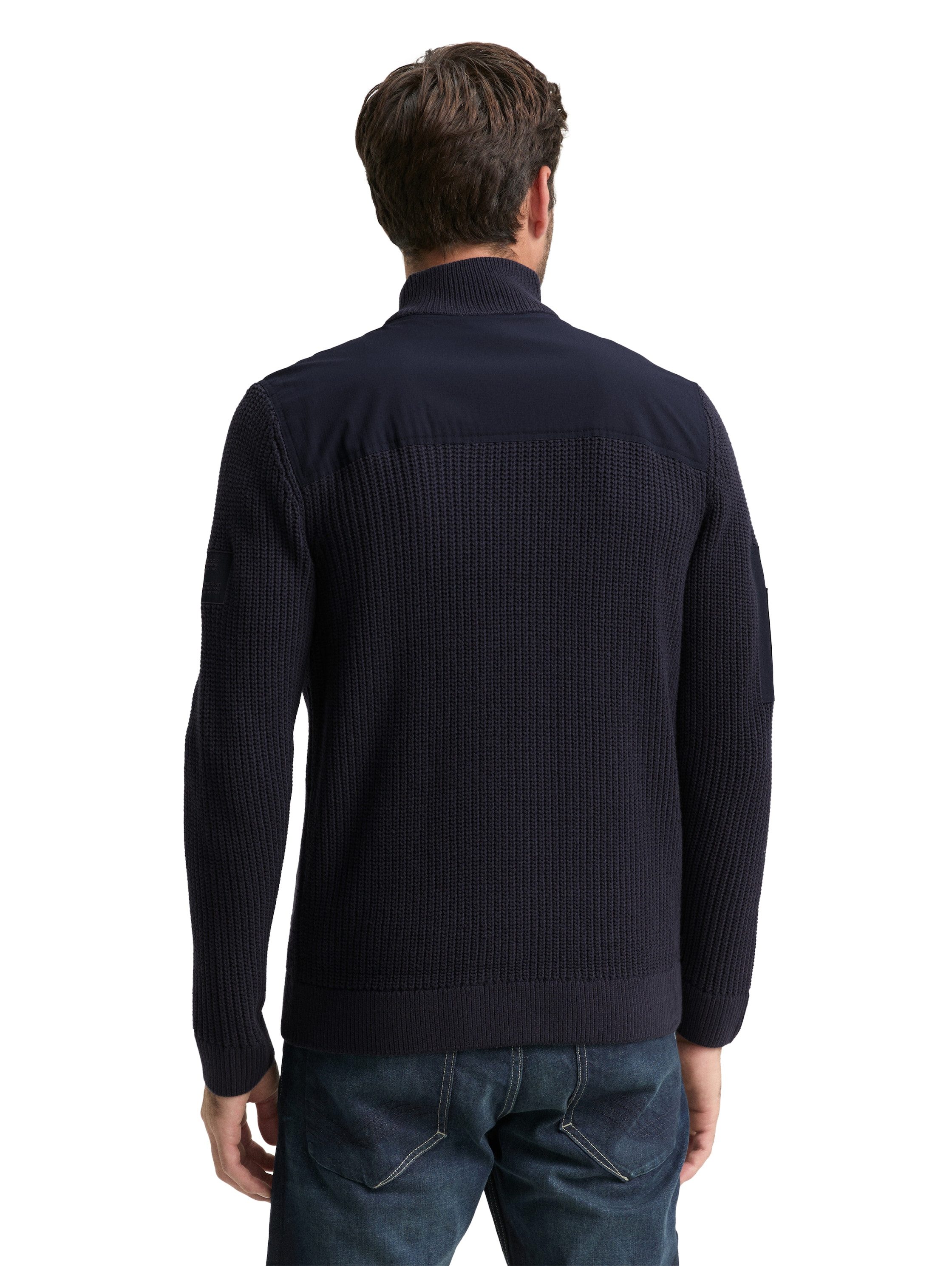 Tom Tailor Vest met geborduurd logo