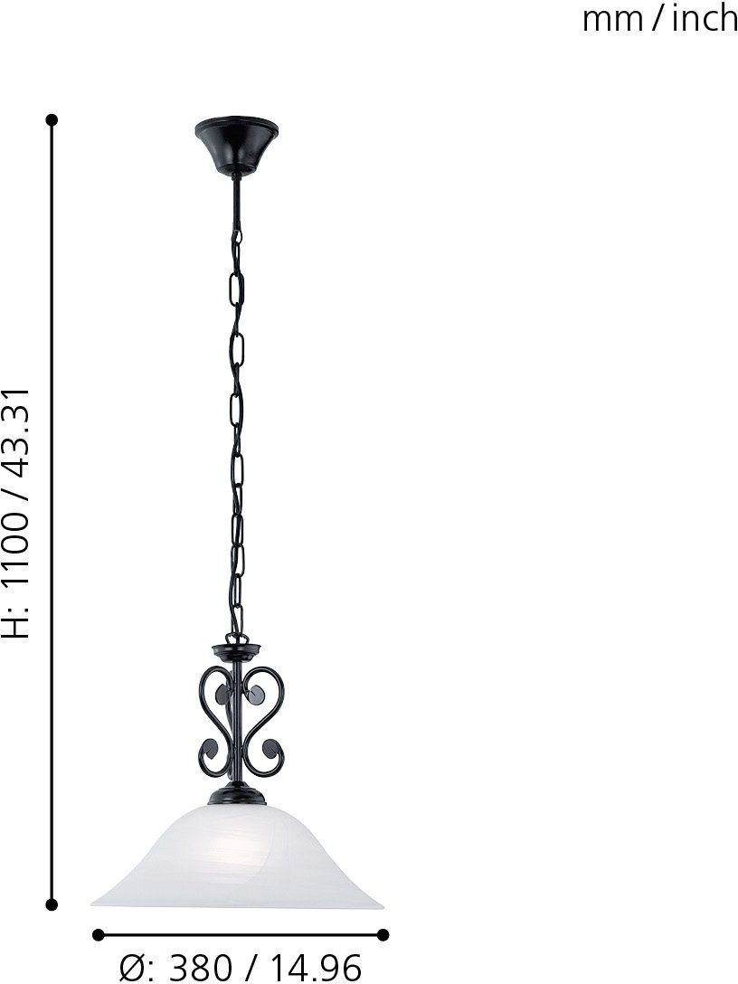 EGLO Hanglamp MURCIA Hanglamp, hanglamp