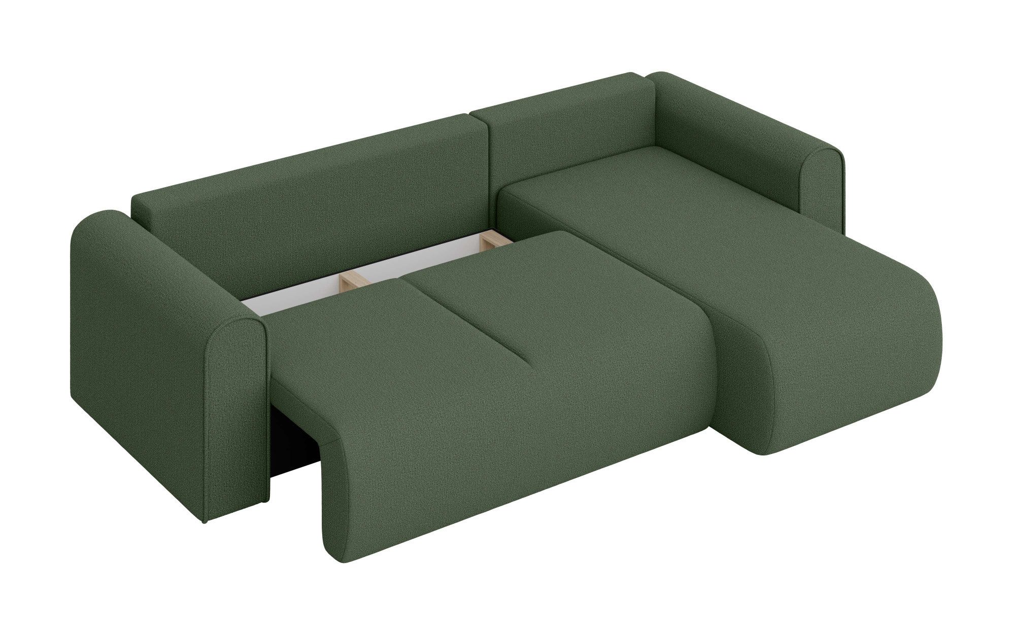INOSIGN Hoekbank Zacharia optioneel slaapbank met opbergruimte, B/D/H 250/166/86 cm L-vorm met golfondersteuning, recamière aan beide zijden te monteren