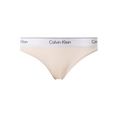 calvin klein bikinibroekje modern cotton met brede boord beige