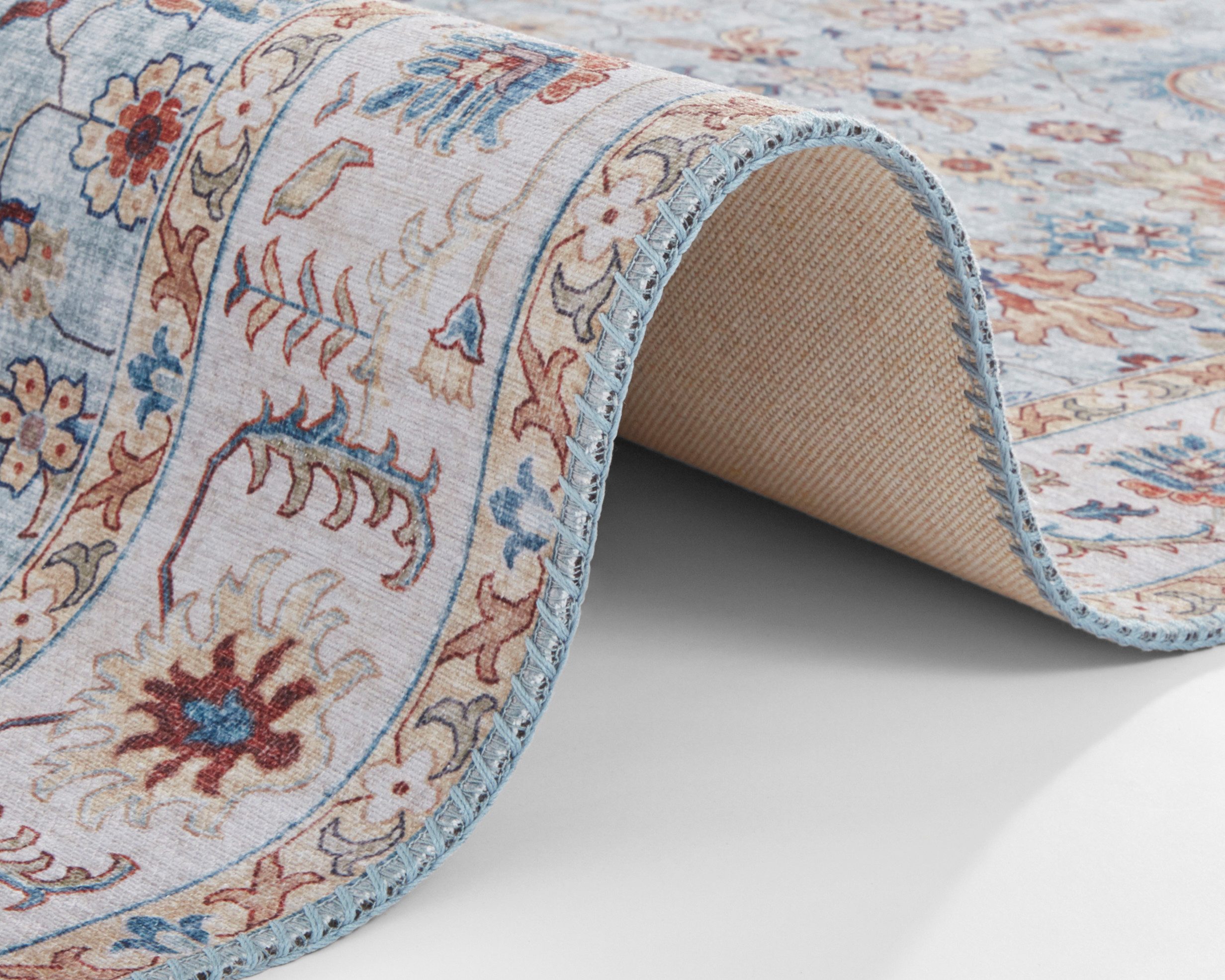 NORTHRUGS Vloerkleed Vivana Oosters, loper, vintage, woonkamer, slaapkamer, eetkamer