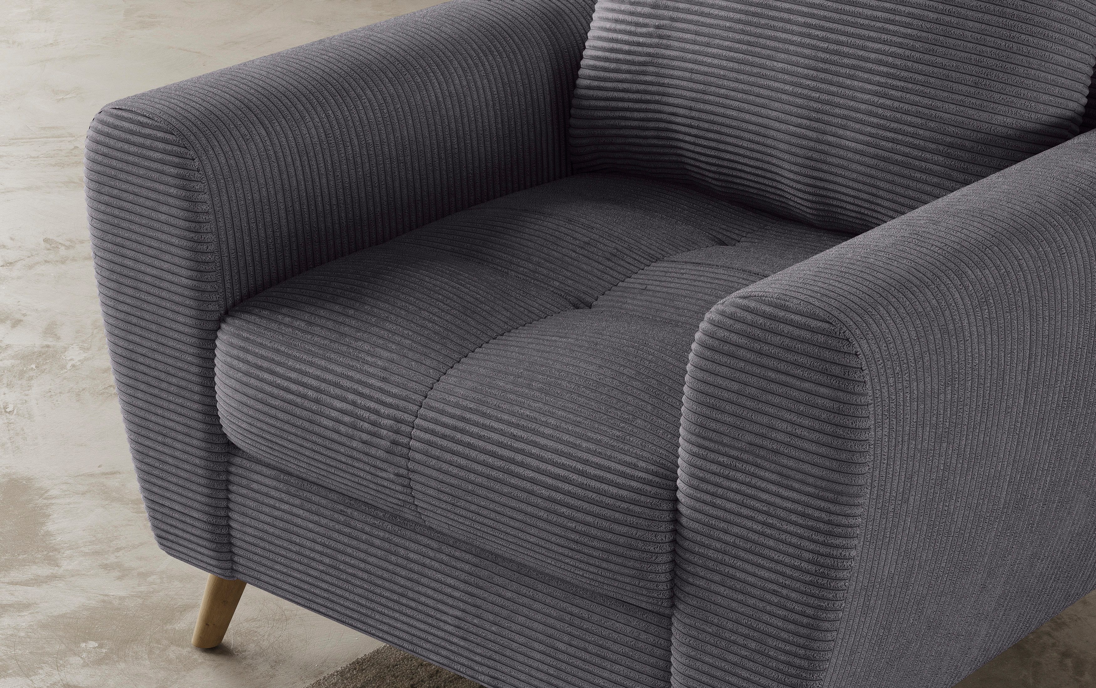Mr. Couch Fauteuil Blackburn II Passend bij de set, met koudschuimvering tot 140 kg belastbaar