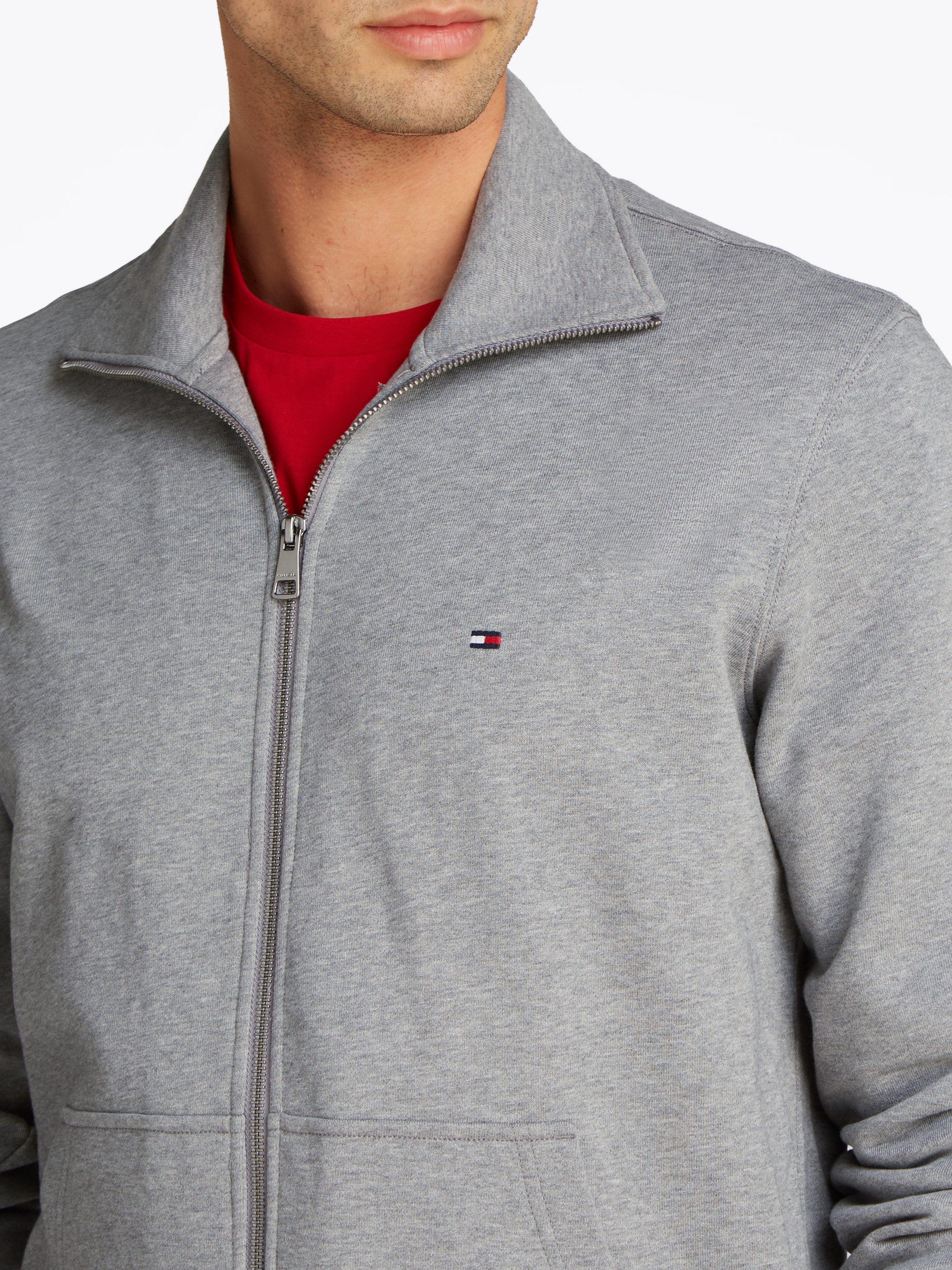 Tommy Hilfiger Sweatvest ESSENTIAL TERRY ZT STAND COLLAR