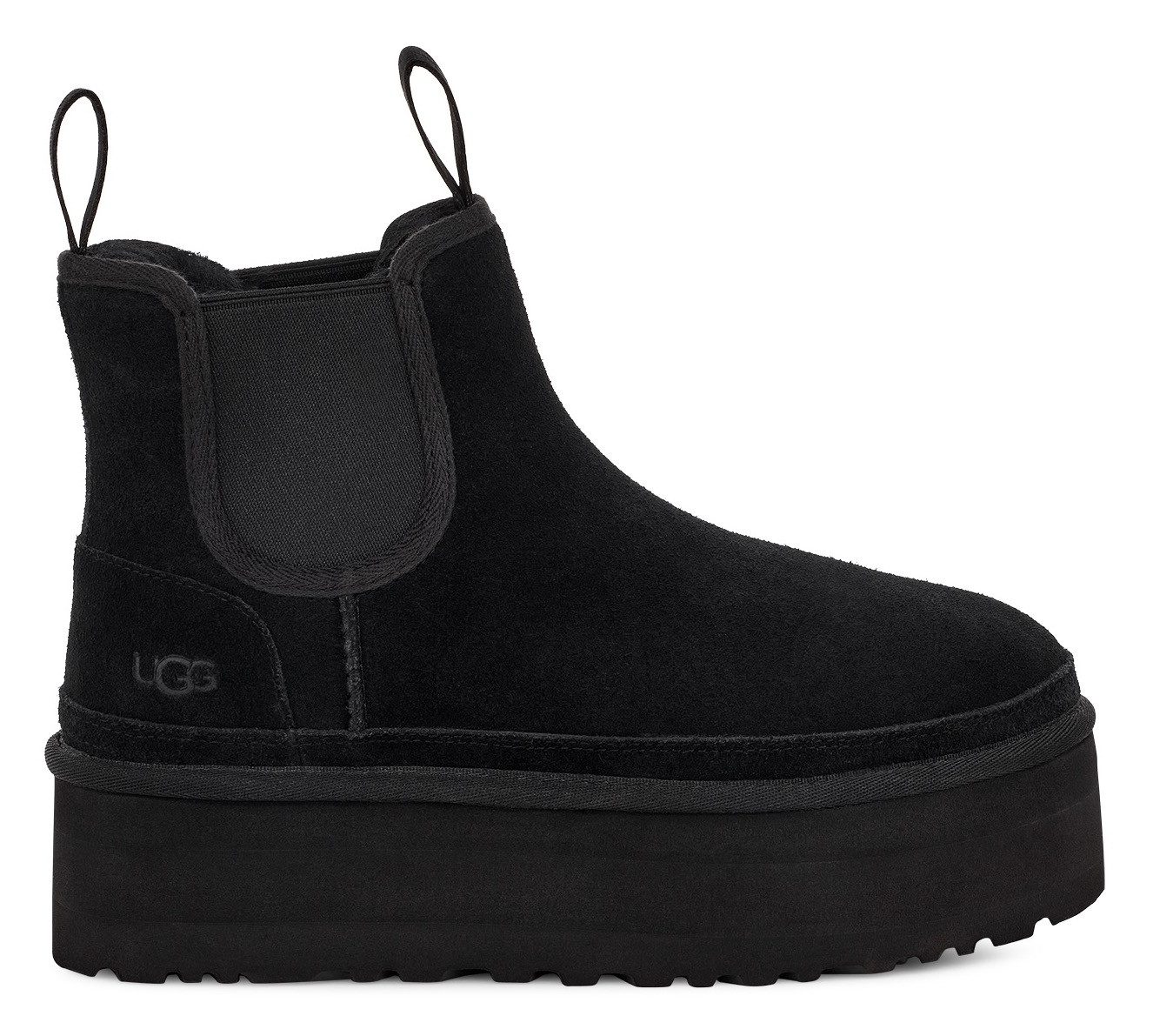 UGG Chelsea-boots NEUMEL PLATFORM CHELSEA plateau laarzen, winterlaarzen met praktische aantrek lussen