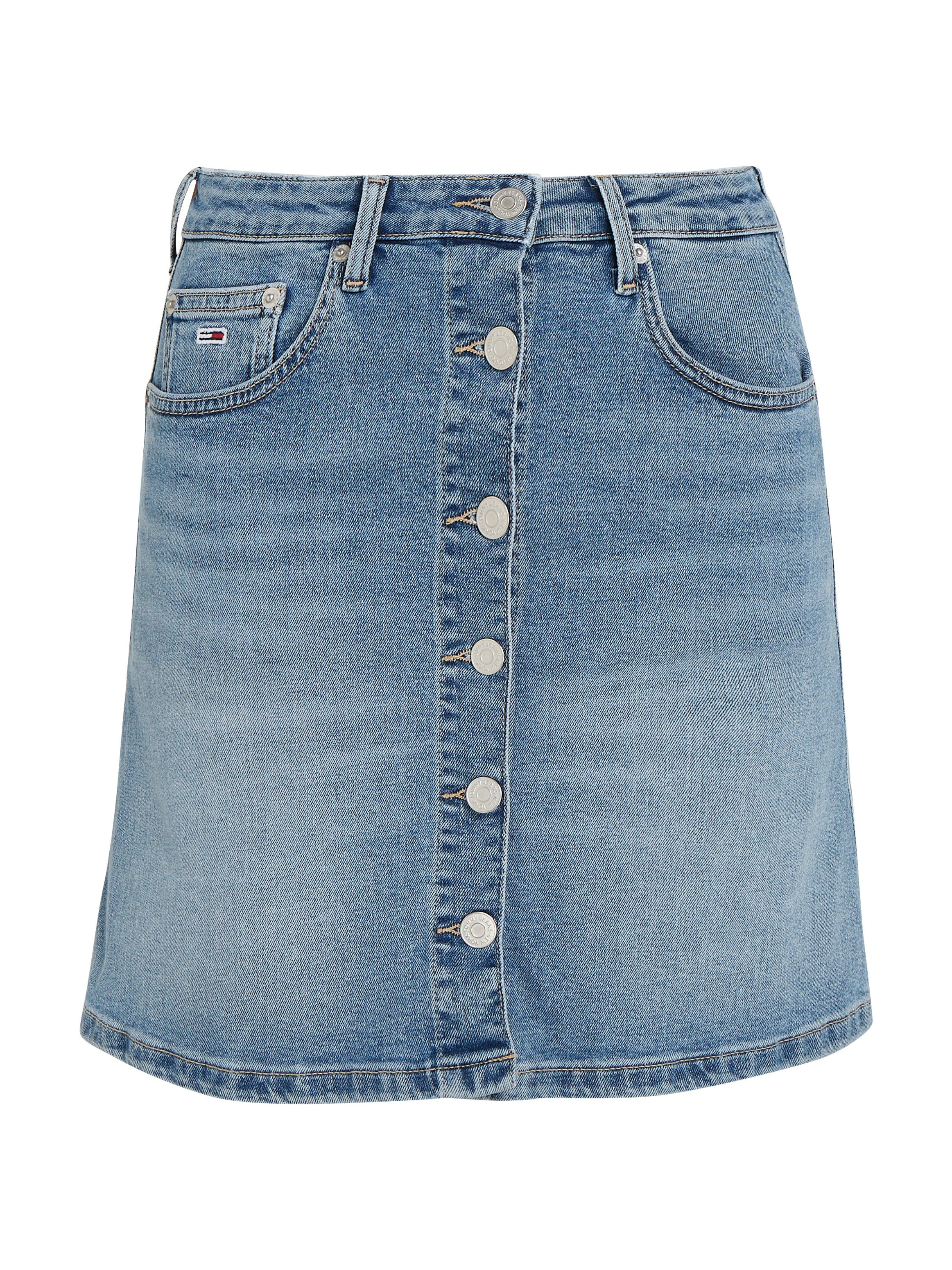 TOMMY JEANS Rok in a-lijn ALINE SKIRT BH0130 Webrok in 5-pocket stijl