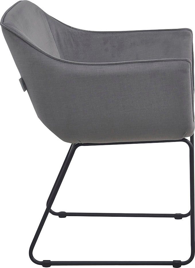TOM TAILOR HOME Kuipstoel T-VELVET ARMCHAIR (set, 2 stuks)