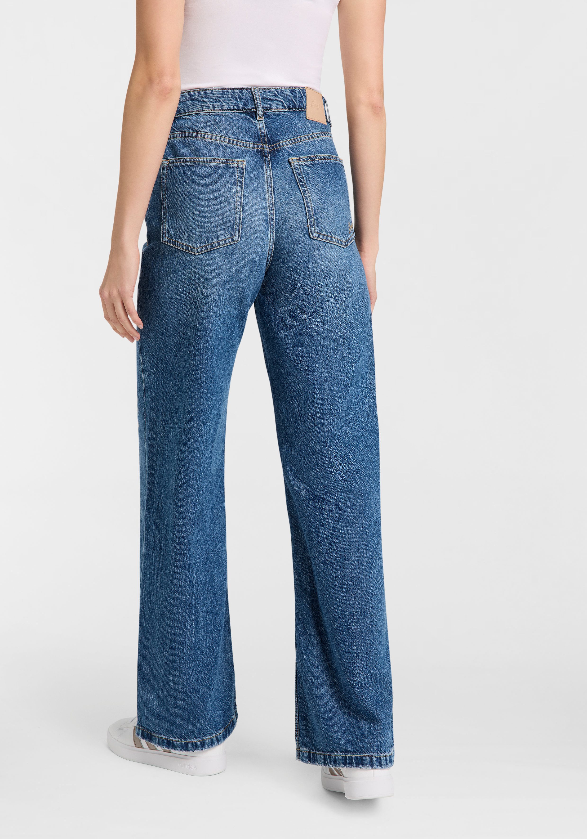 Boss Orange Wijde jeans Marlene High Rise Premium Damesmode