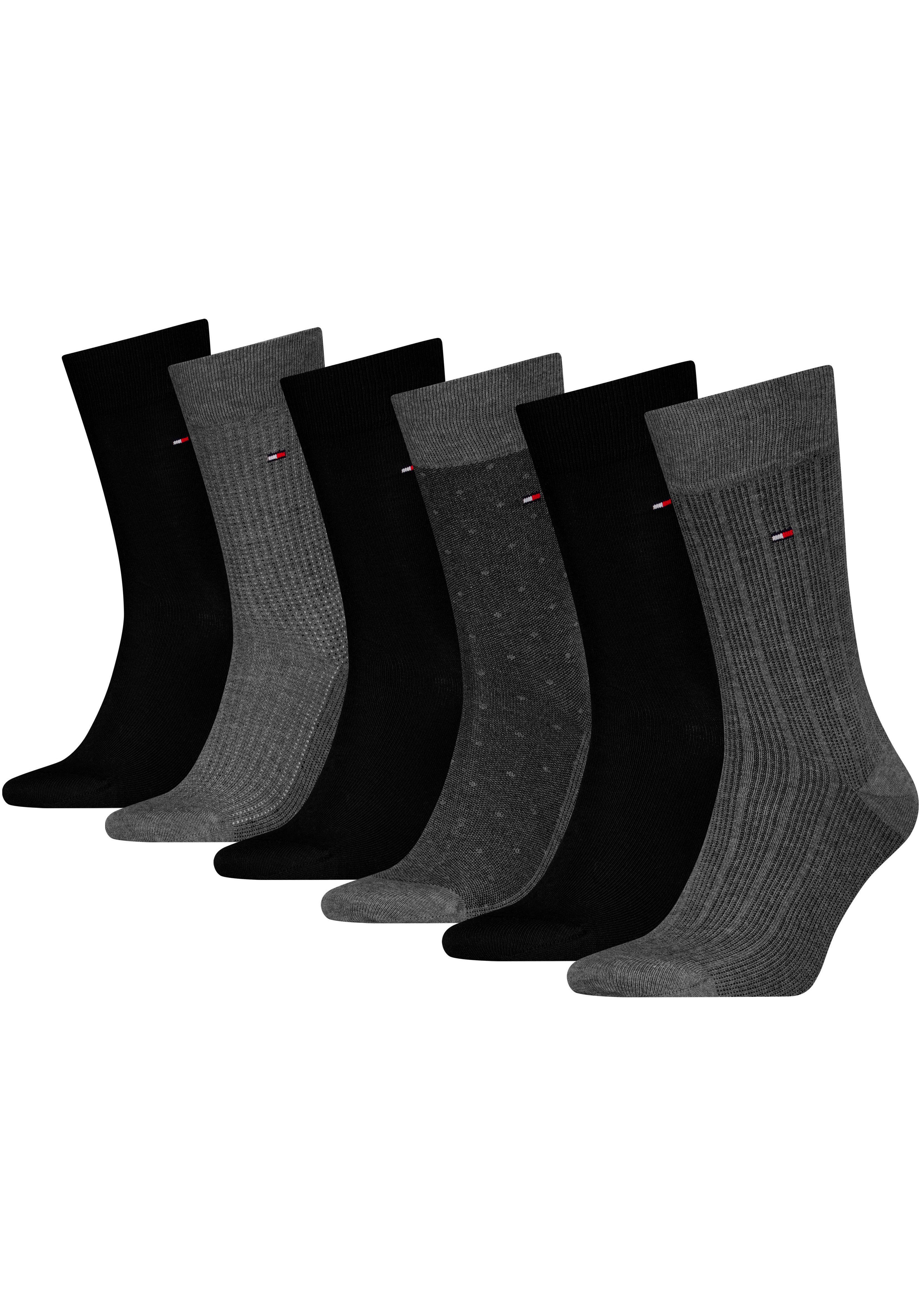 Tommy Hilfiger Sokken TH MEN SOCK 6P TIN GIFTBOX BIRDSEYE (box, 6 paar)