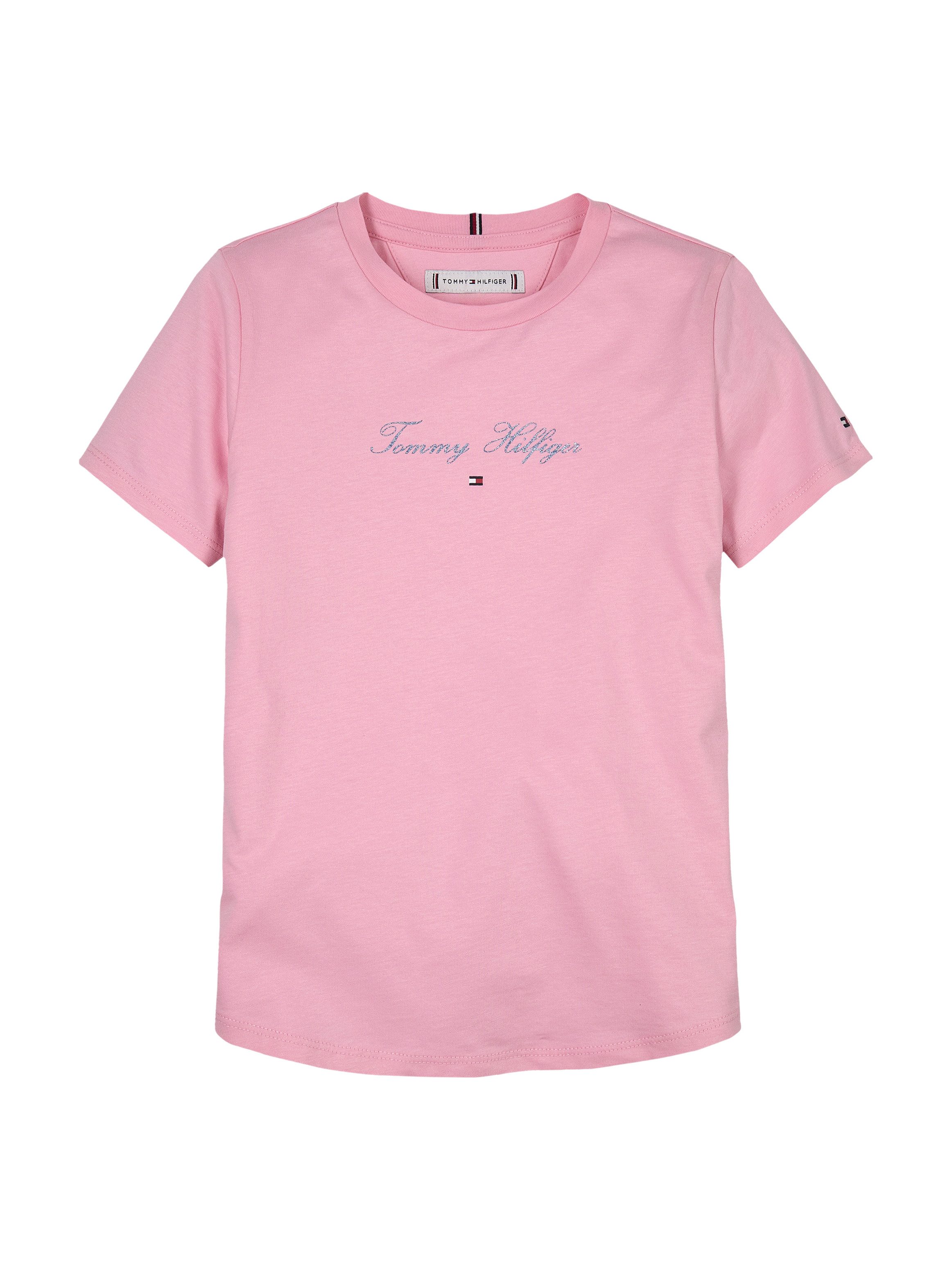 Tommy Hilfiger T-shirt met glinsterend opschrift