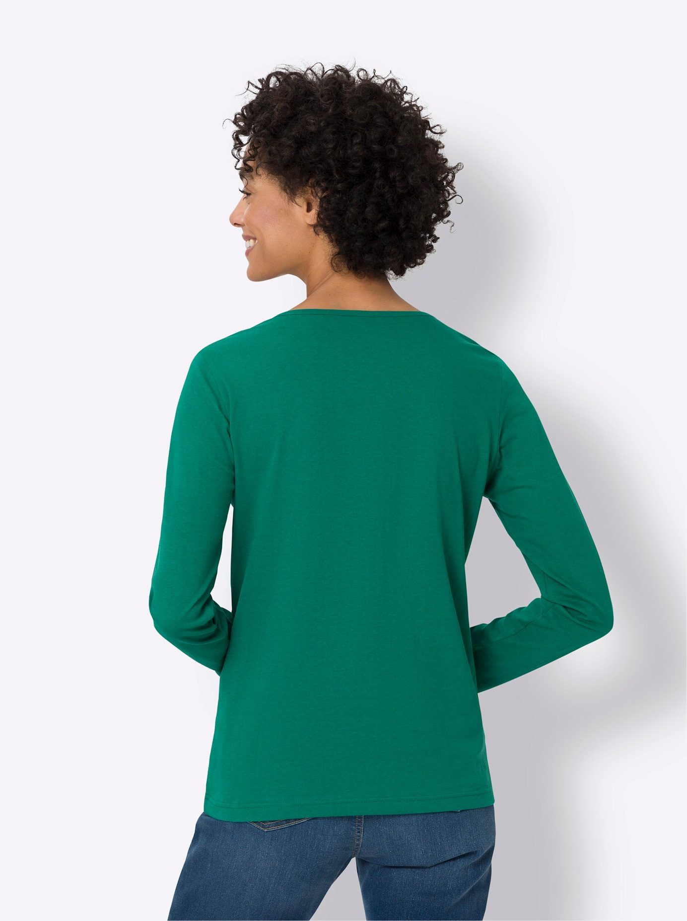 Classic Basics Shirt met lange mouwen (1-delig)