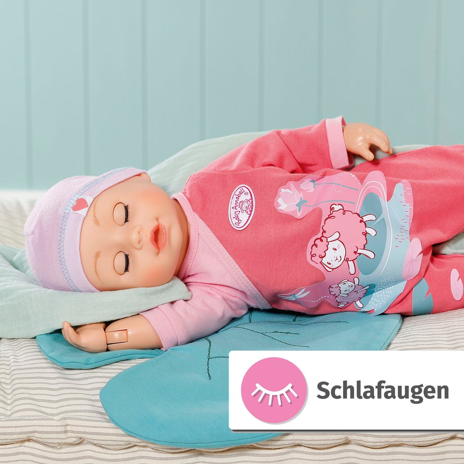 Baby Annabell Babypop Emily loop met mij, 43 cm