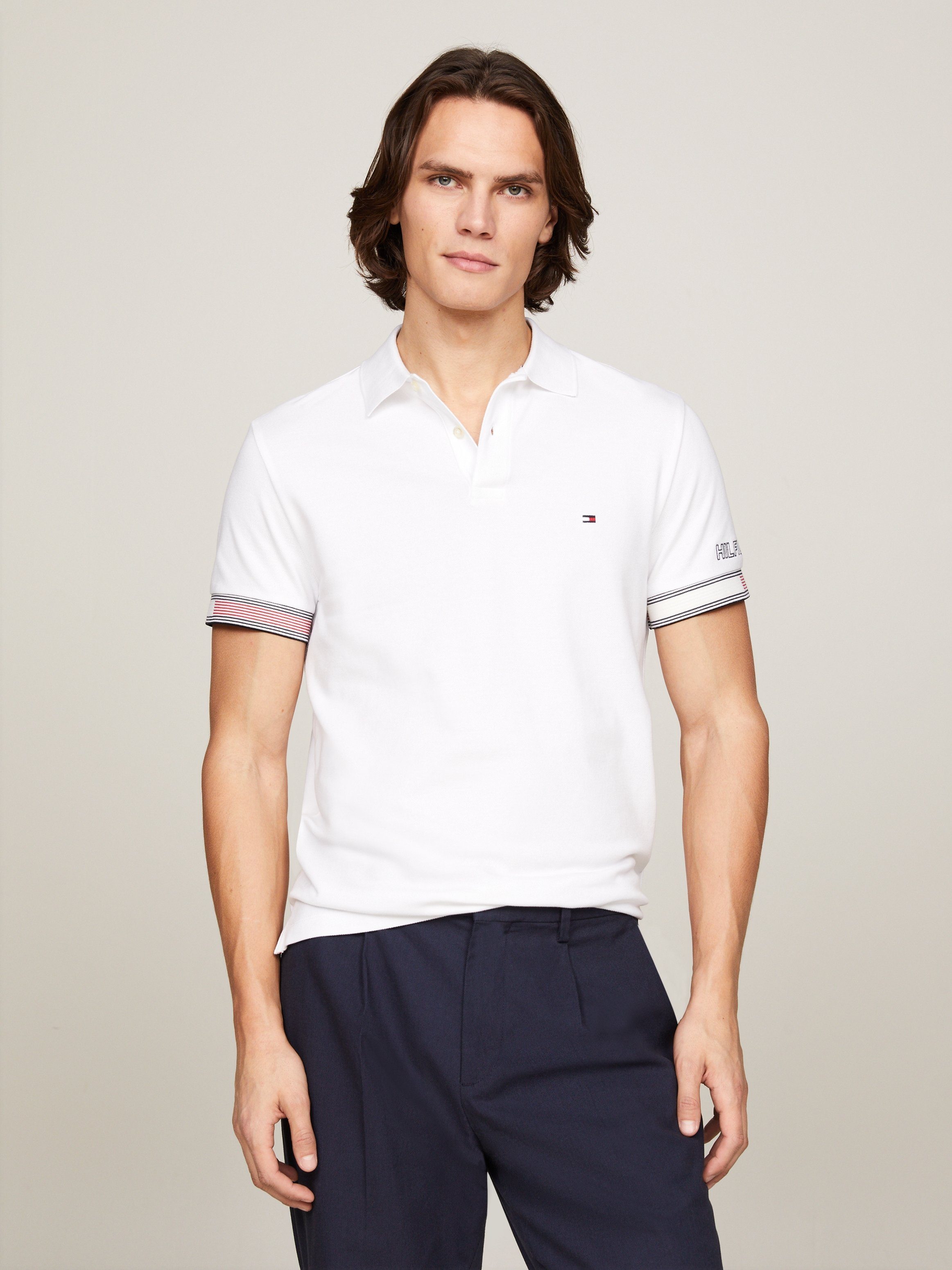 Tommy Hilfiger Poloshirt FLAG CUFF SLIM POLO