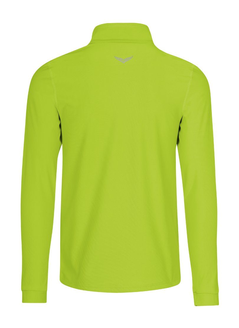 Trigema Sweatshirt TRIGEMA sportshirt met lange mouwen en ritssluiting