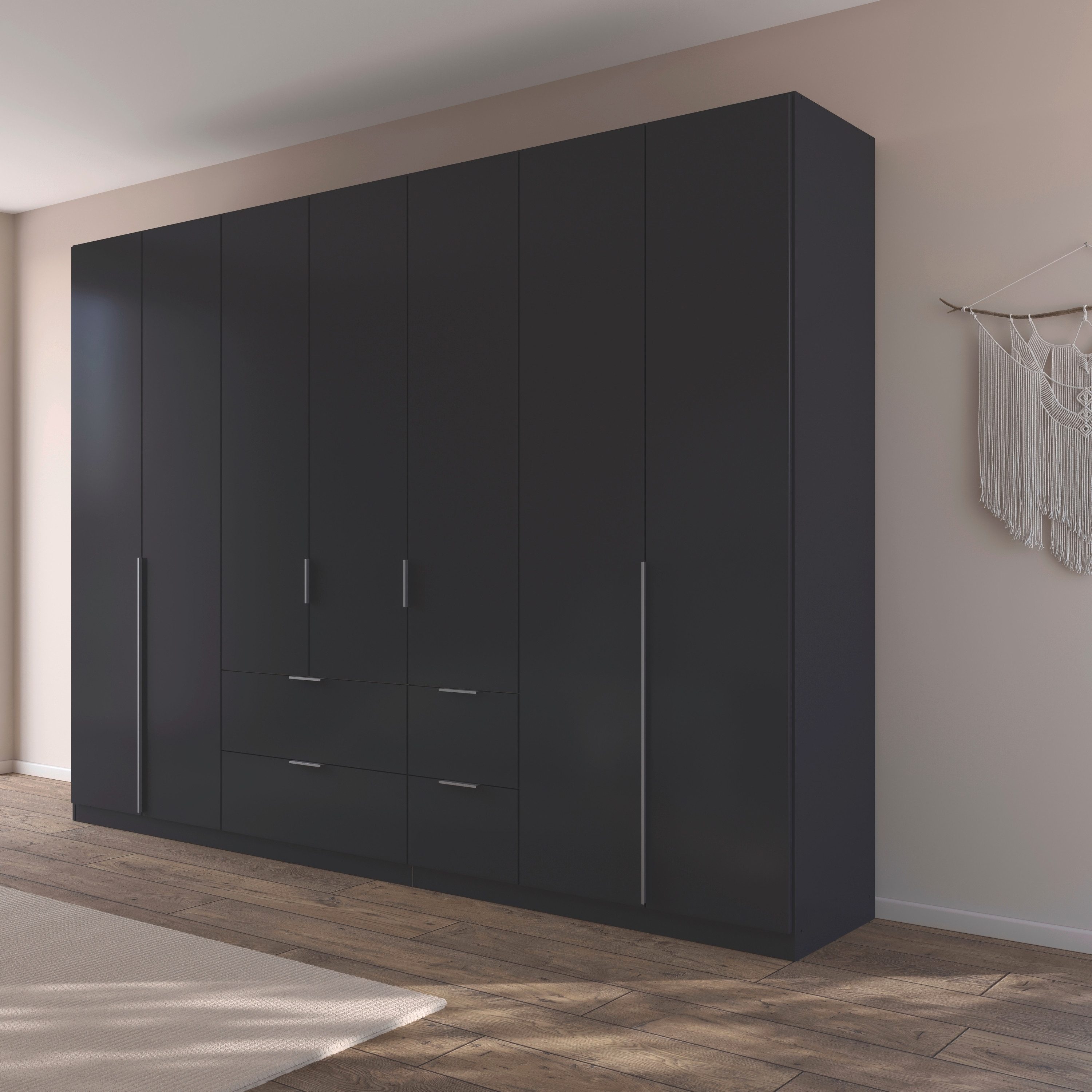rauch Draaideurkast Kledingkast kast garderobe AGORDO met decor- of hoogglansfront
