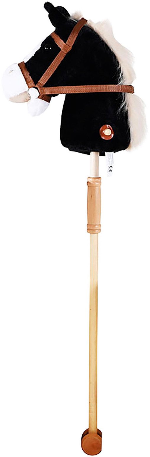 Knorrtoys® Stokpaardje Blacky met geluid