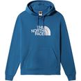 the north face hoodie drew peak blauw