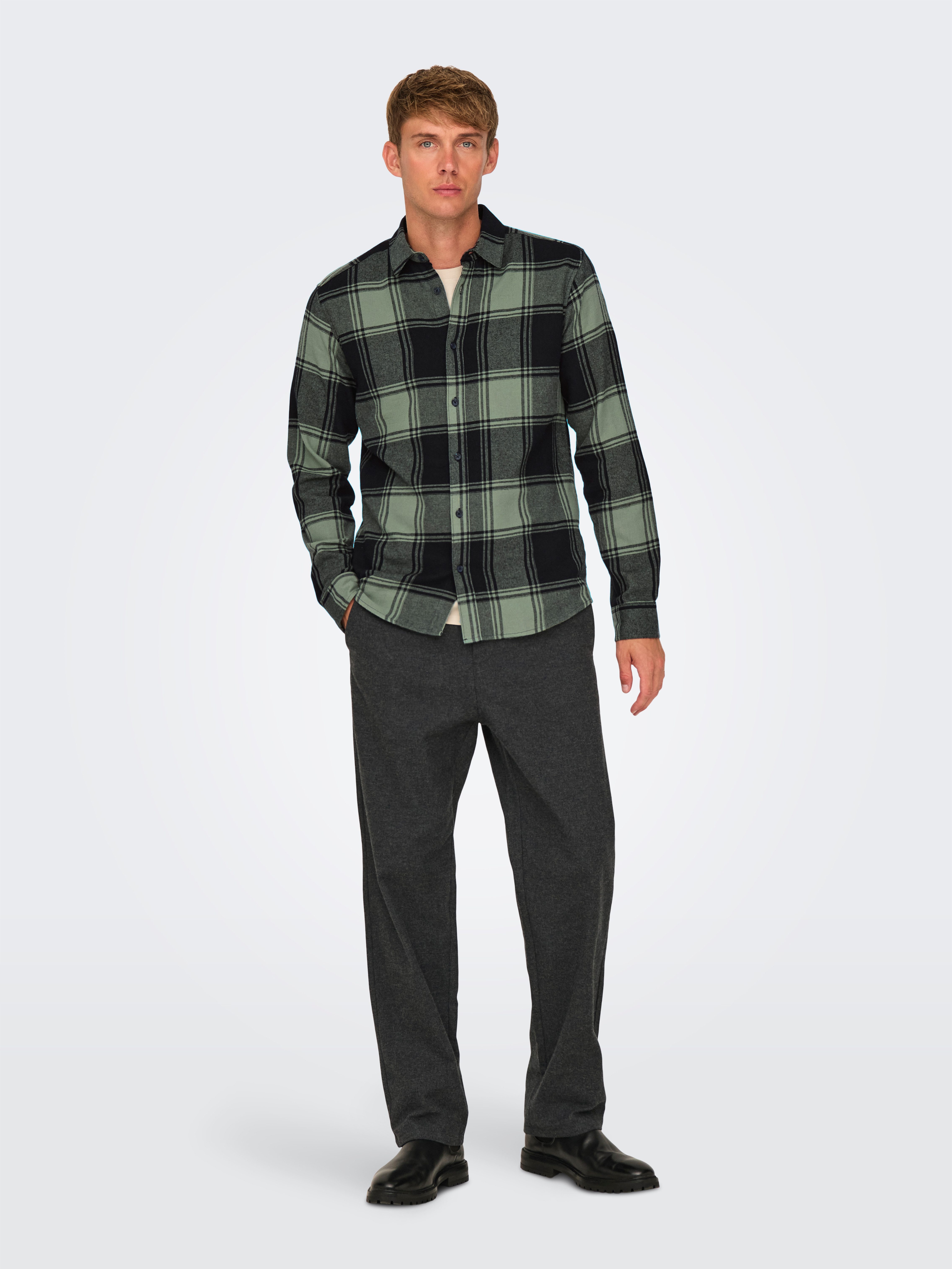 ONLY & SONS Geruit overhemd ONSGUDMUND LS CHECKED SHIRT NOOS