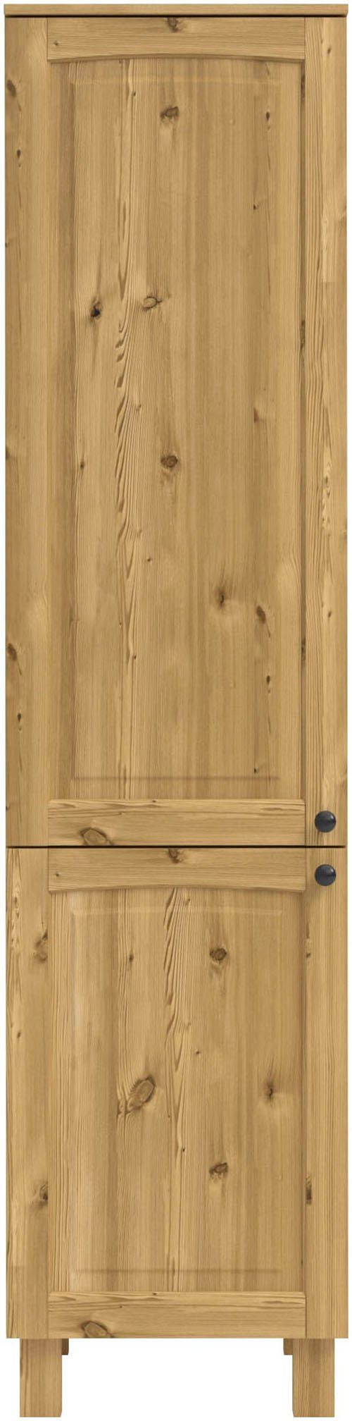 Kochstation Hoge kast KS-Osby Massief grenen, breedte 50 cm, 2 deuren, 4 legplanken (1 stuk)