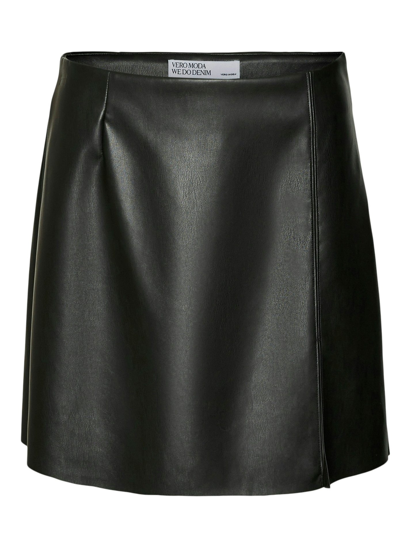 Vero Moda Imitatieleren rok VMNELLY HR SHORT PL SKIRT NOOS