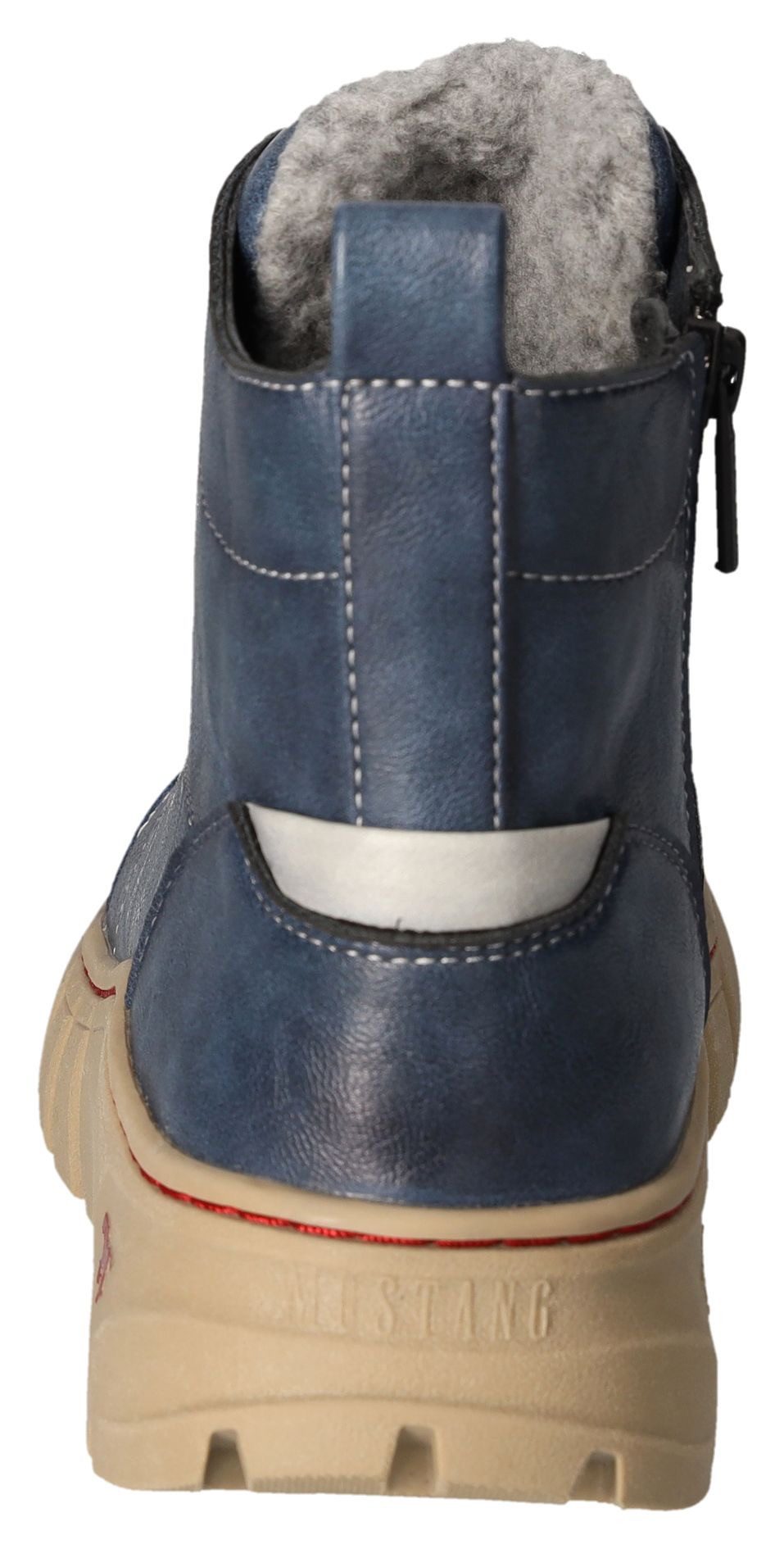 Mustang Shoes Winterlaarzen enkellaars, plateaulaarzen met elastiek voor goede pasvorm