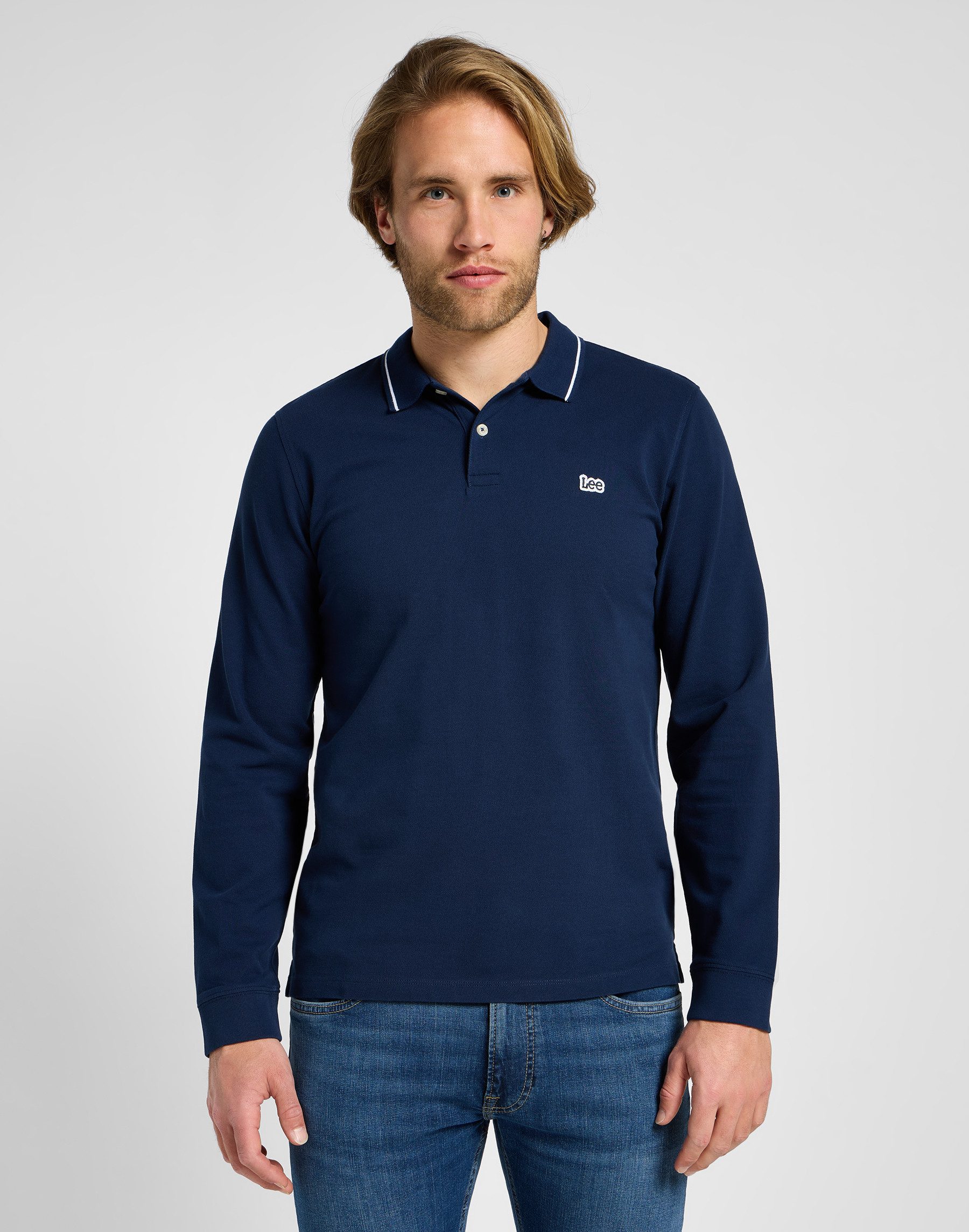 Lee Shirt met lange mouwen LS PIQUE POLO