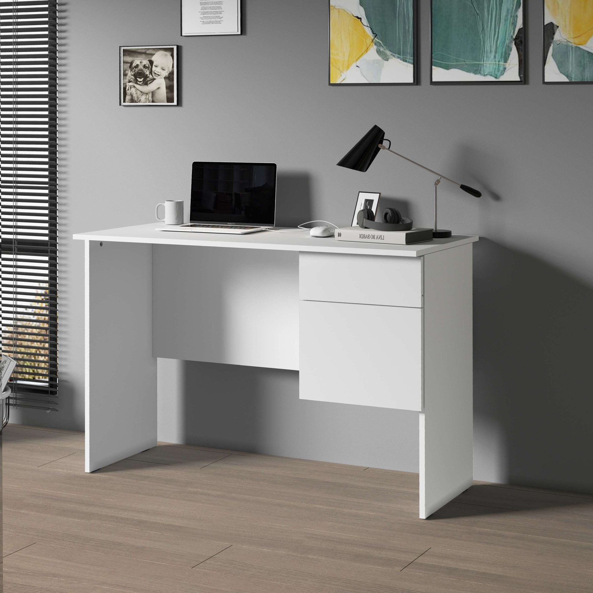 INOSIGN Bureau Essential, Bureau, kleine computertisch, bureautafel voor kantoor (1 stuk)