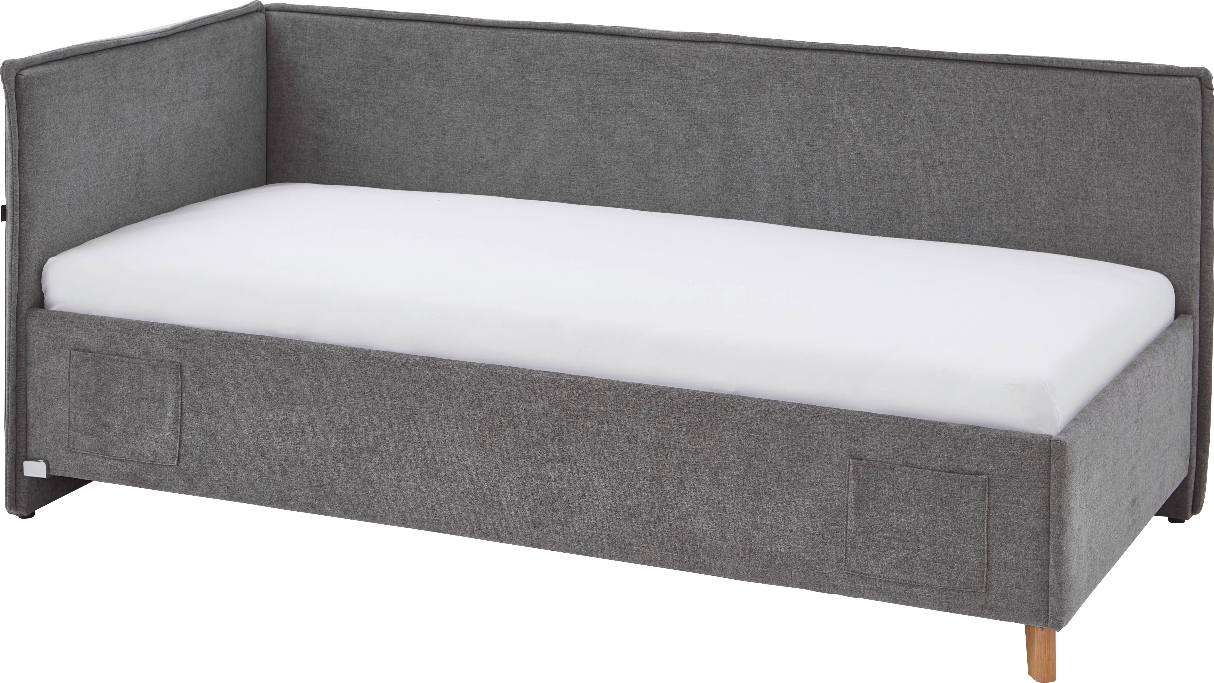 meise.möbel Kinderledikant FUN II Bekleed bed naar keuze met bedkist, tienerbed inclusief USB-aansluiting