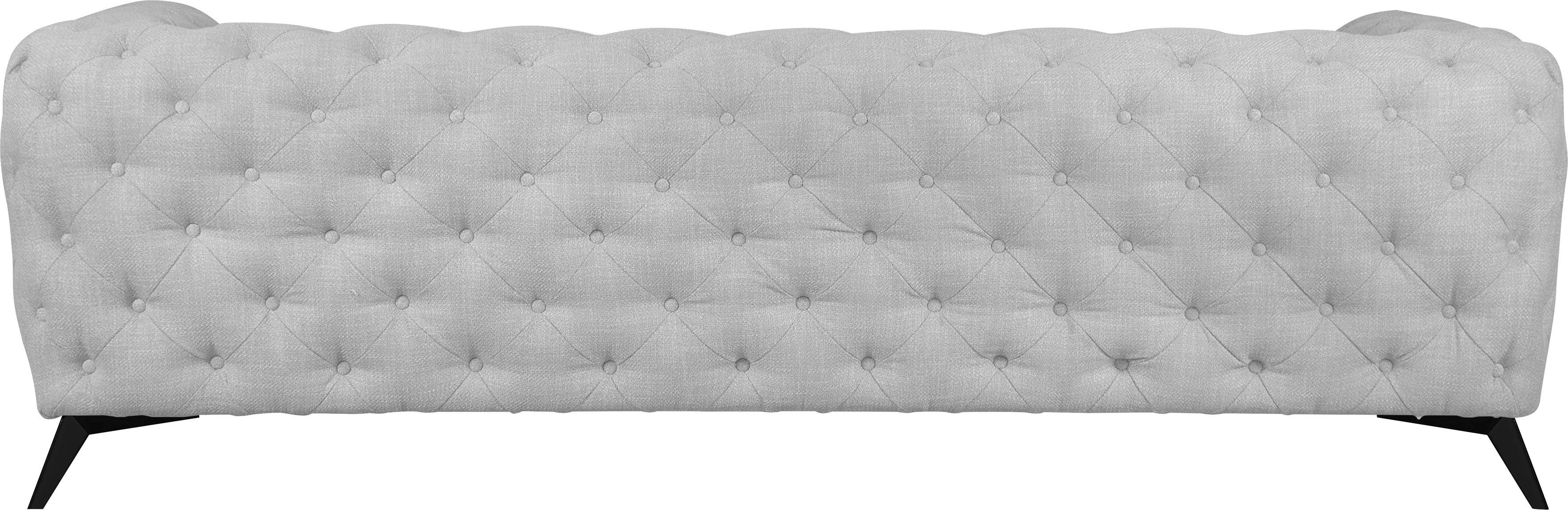 Leonique Chesterfield-bank Glynis luxueuze capitonnage, moderne chesterfield look, kleur van de poten ter keuze