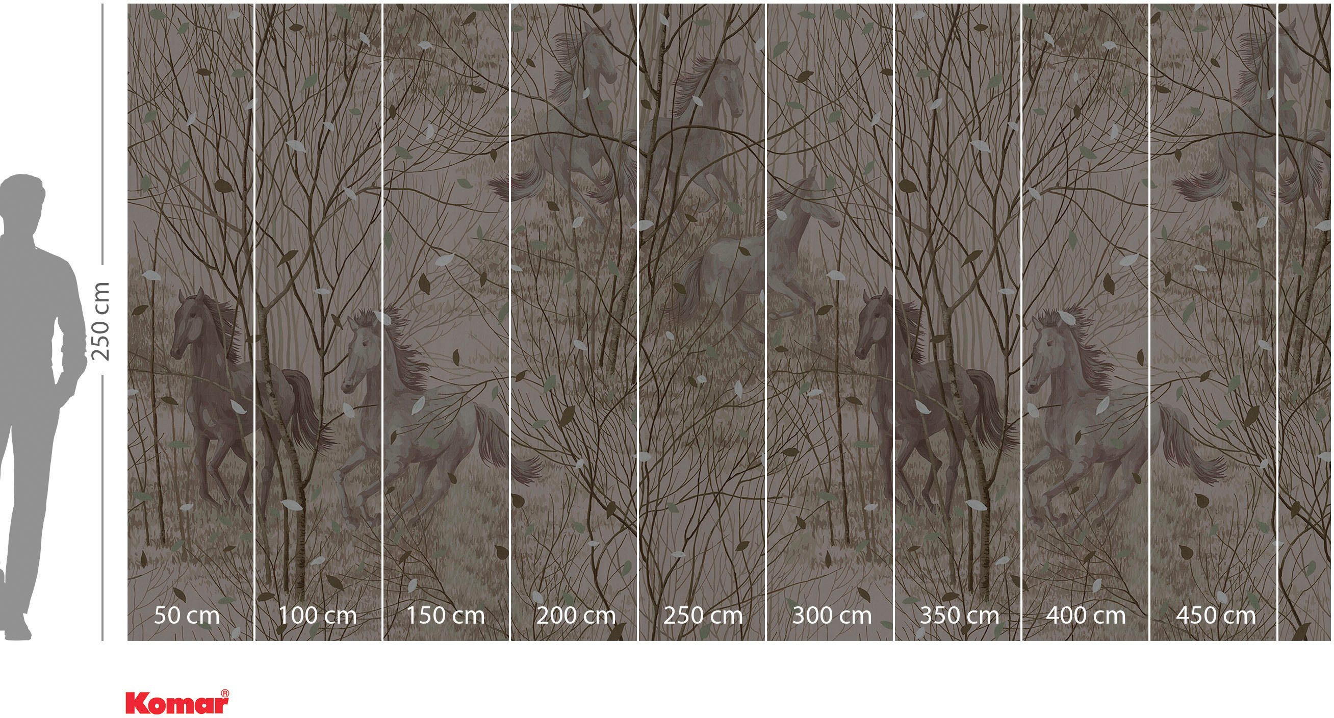 Komar Fotobehang Digitale print vlies - Free Spirit - Afmeting 600 x 280 cm (1 stuk)