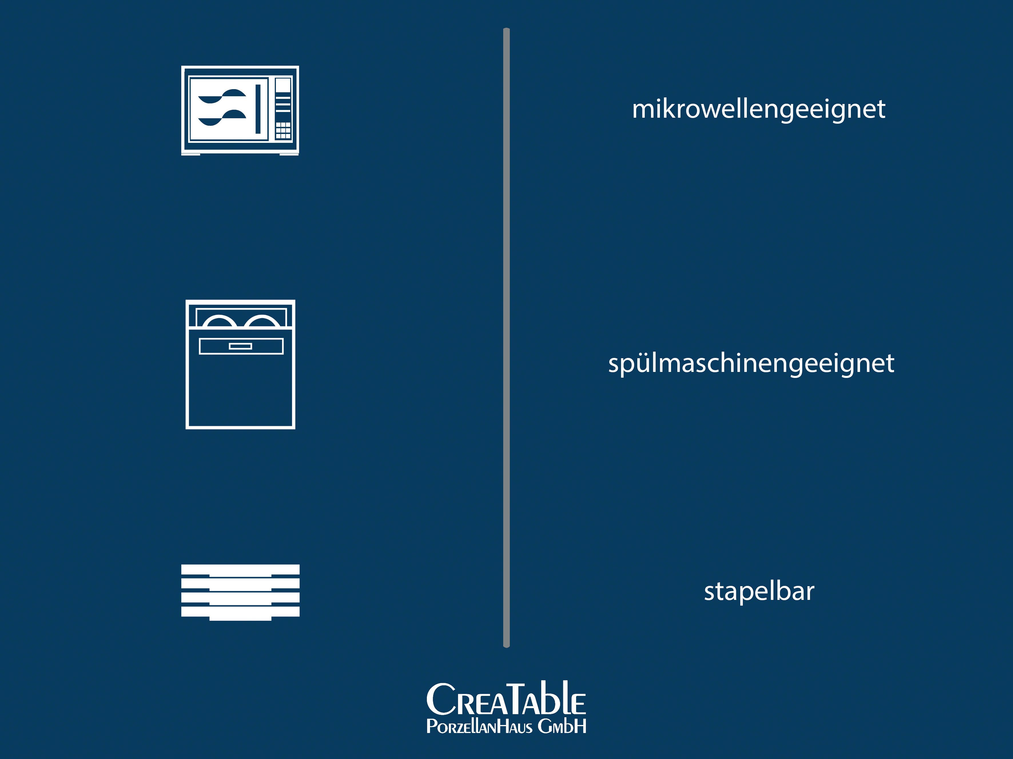 CreaTable Plat bord Dinerbord nature collection Bordenset voor 6 personen, ø 27 cm, aardewerk, plat bord (set, 6-delig)