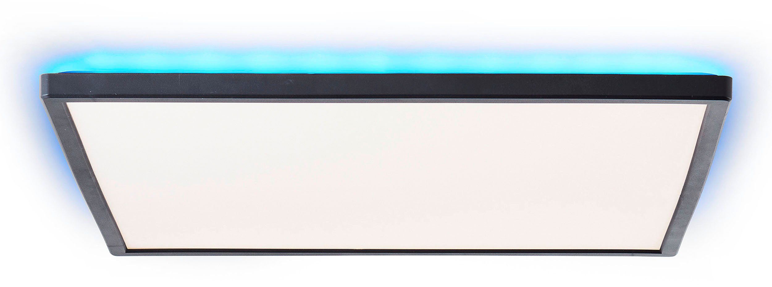my home Led-plafondlamp Elliot 42 x 42 cm, 2500 lumen, 3000-6500 kelvin, wit/zwart (1 stuk)