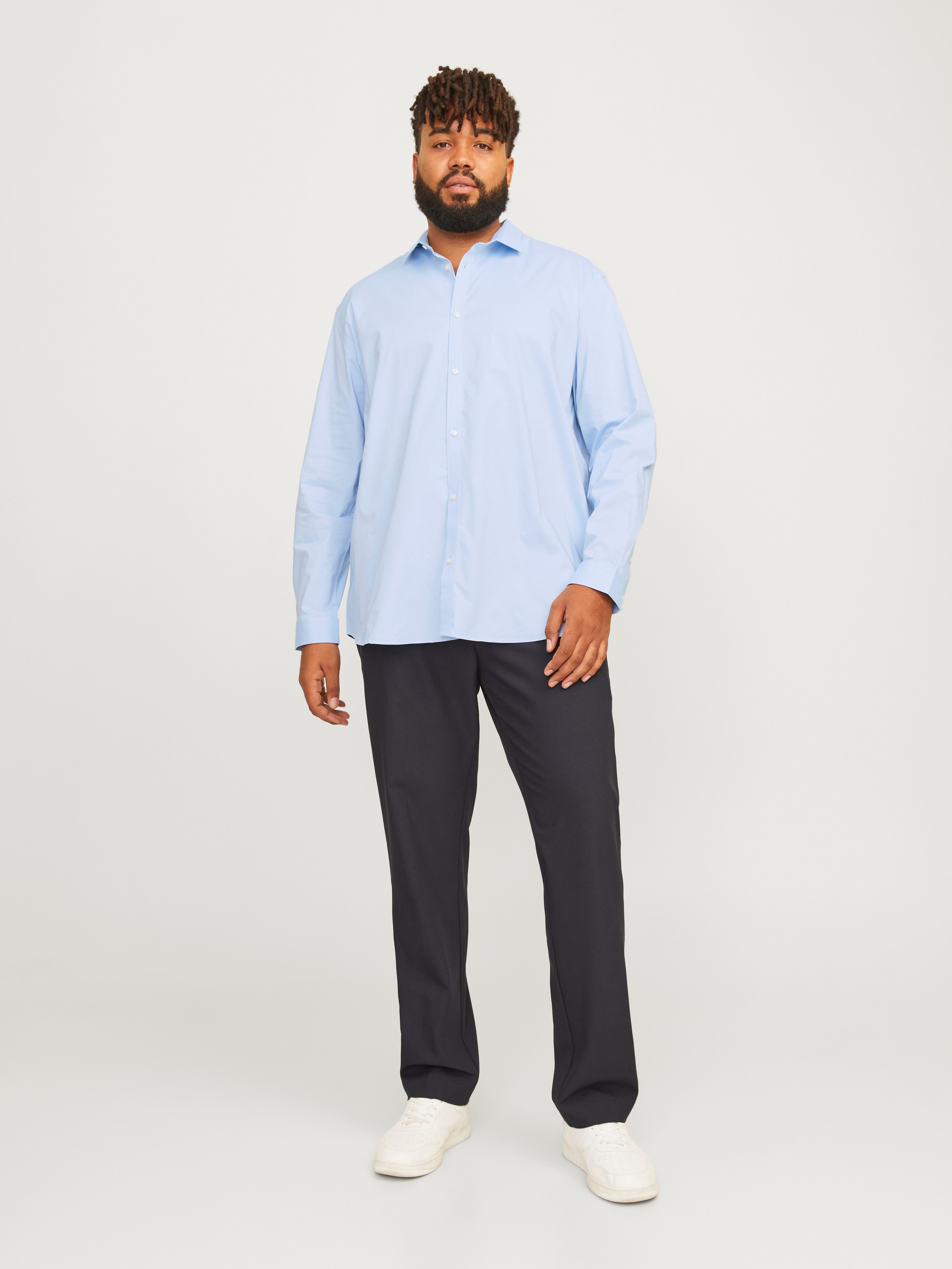 Jack & Jones PlusSize Overhemd met lange mouwen JJPRPARMA SHIRT L/S NOOS PLS