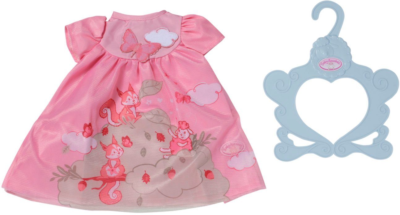 Baby Annabell Poppenkleding Jurk roze eekhoorntje, 43 cm