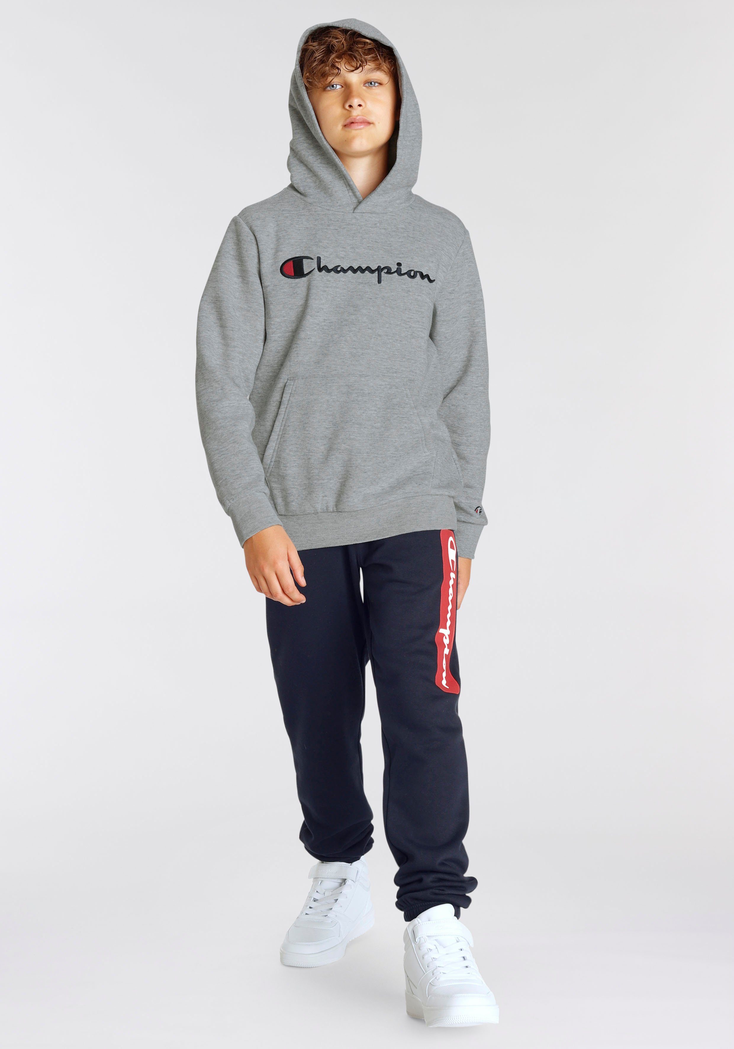 Champion Hoodie Classic Hooded Sweatshirt large Logo - voor kinderen