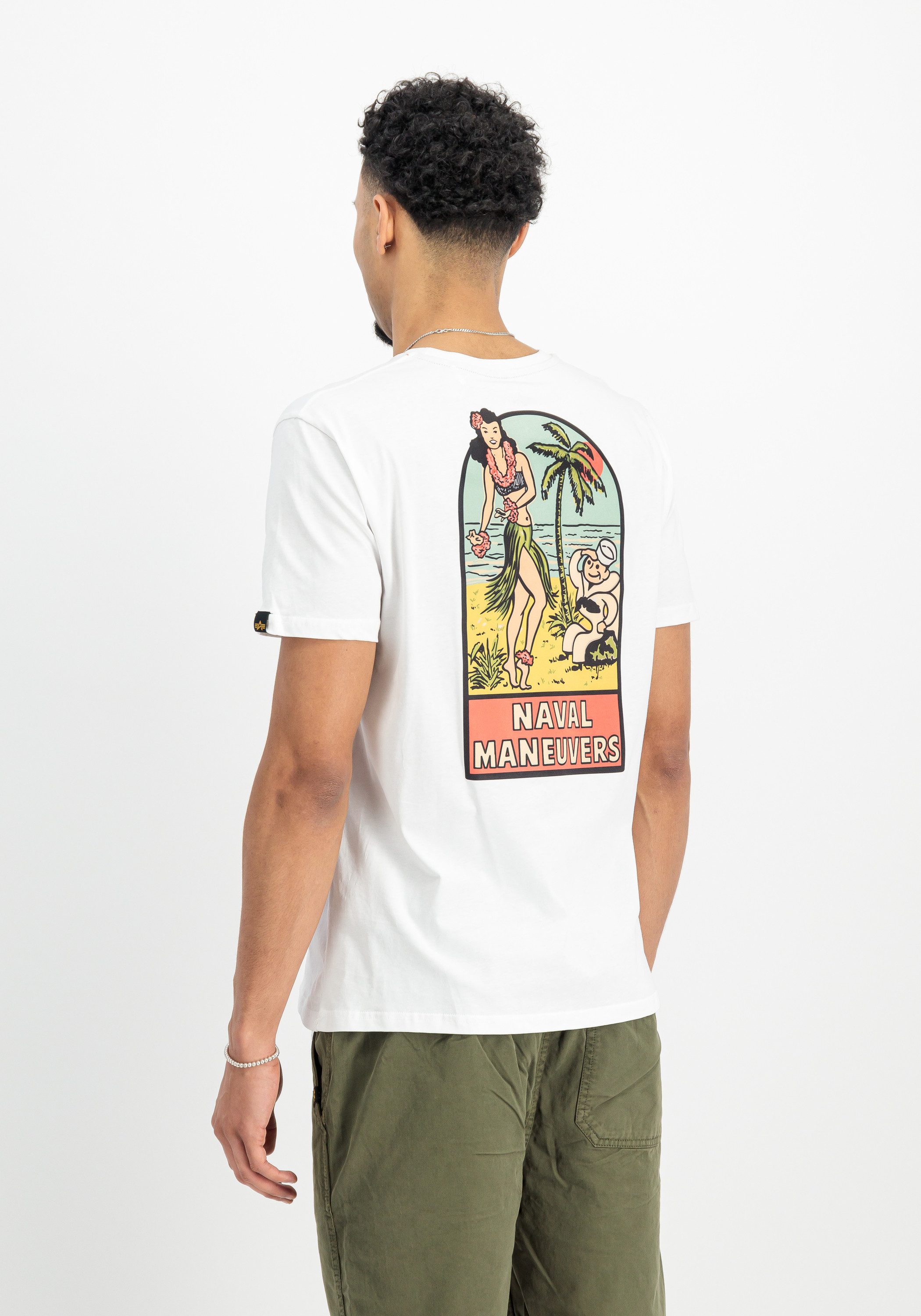 Alpha Industries T-shirt Alpha Industries Men - T-Shirts Naval T Back Print