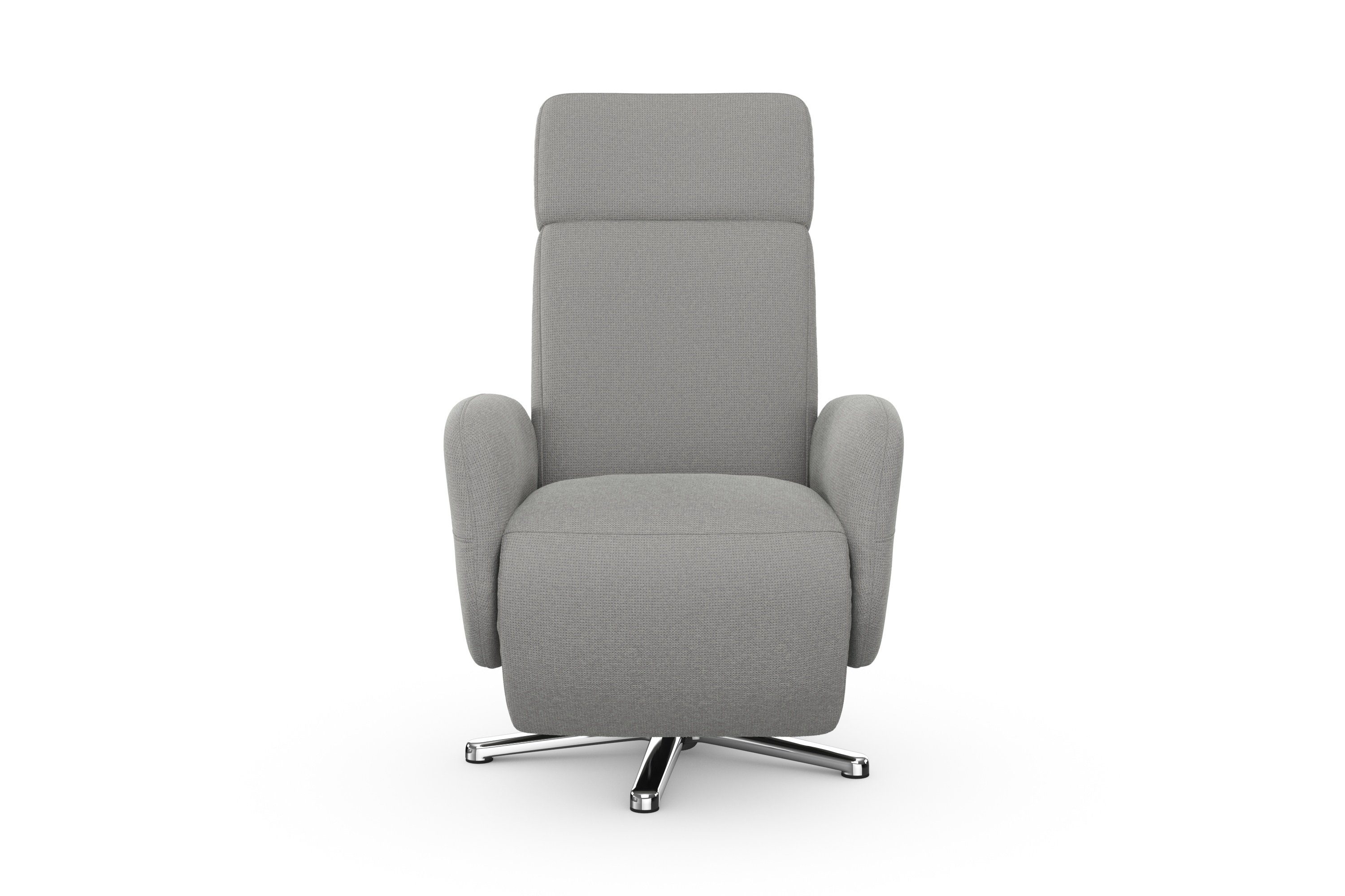 sit&more Relaxfauteuil Grenoble, incl. hoofdsteunverstelling en bekabelde afstandsbediening