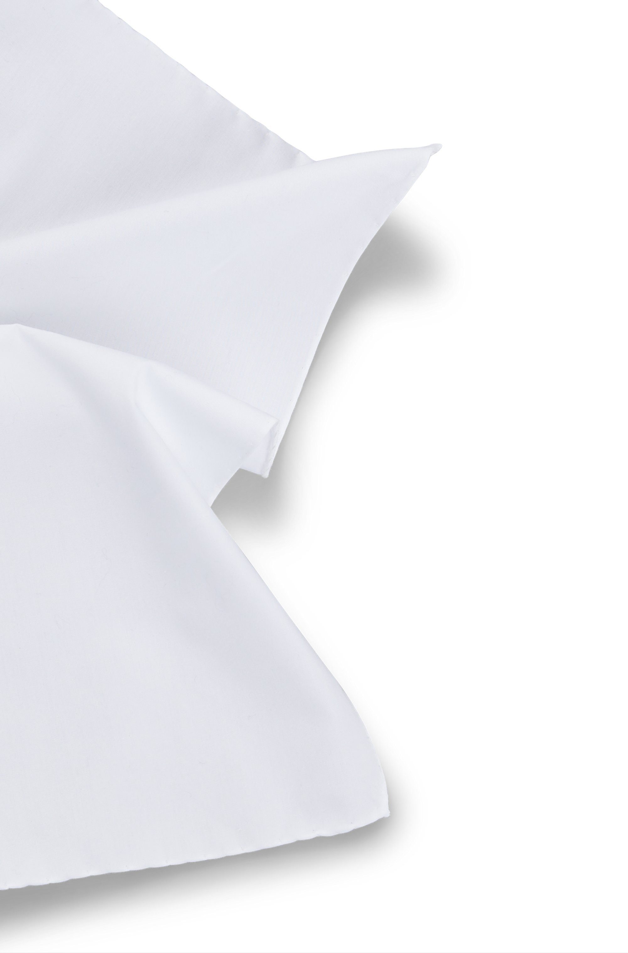 Boss Pochet H-POCKET SQUARE met strijkvrij afwerking
