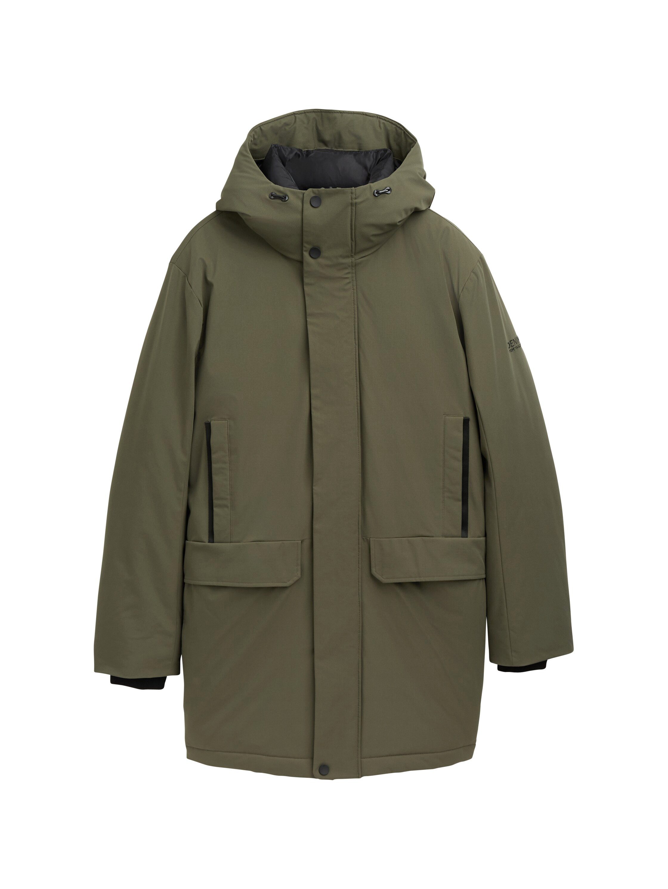 Tom Tailor Denim Gewatteerde jas met een capuchon