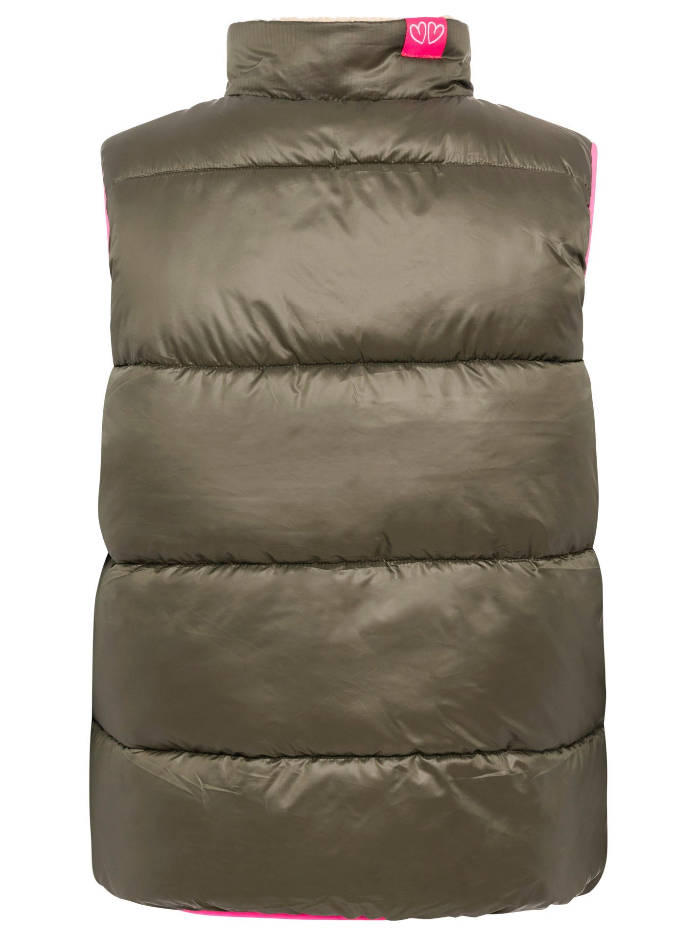 Zwillingsherz Reversible-gilet "Teddy Wendbar"