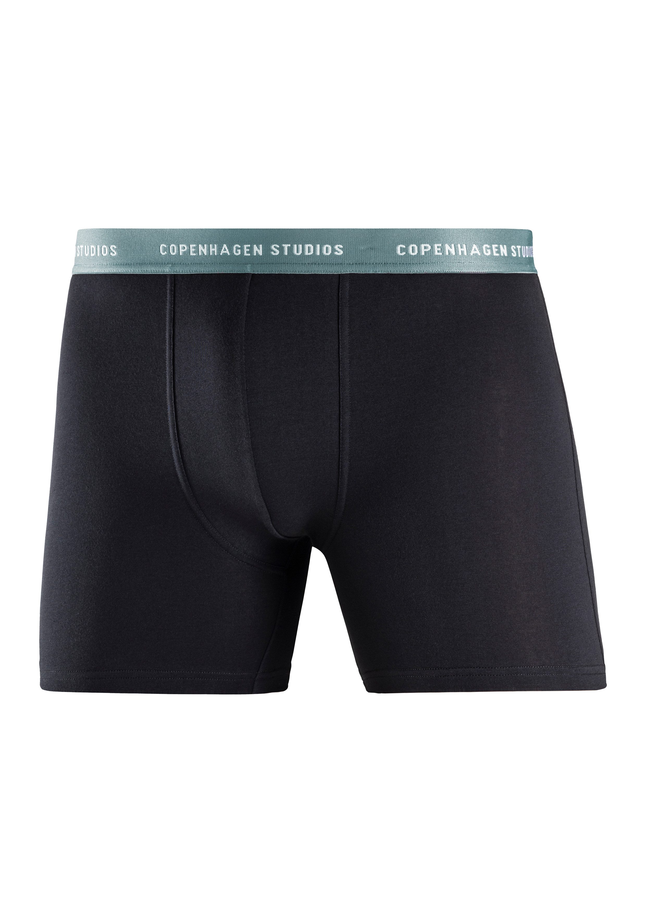 Copenhagen Studios Lange boxershort Boxershorts voor heren met langere pijpen en logo-tailleband (3 stuks)