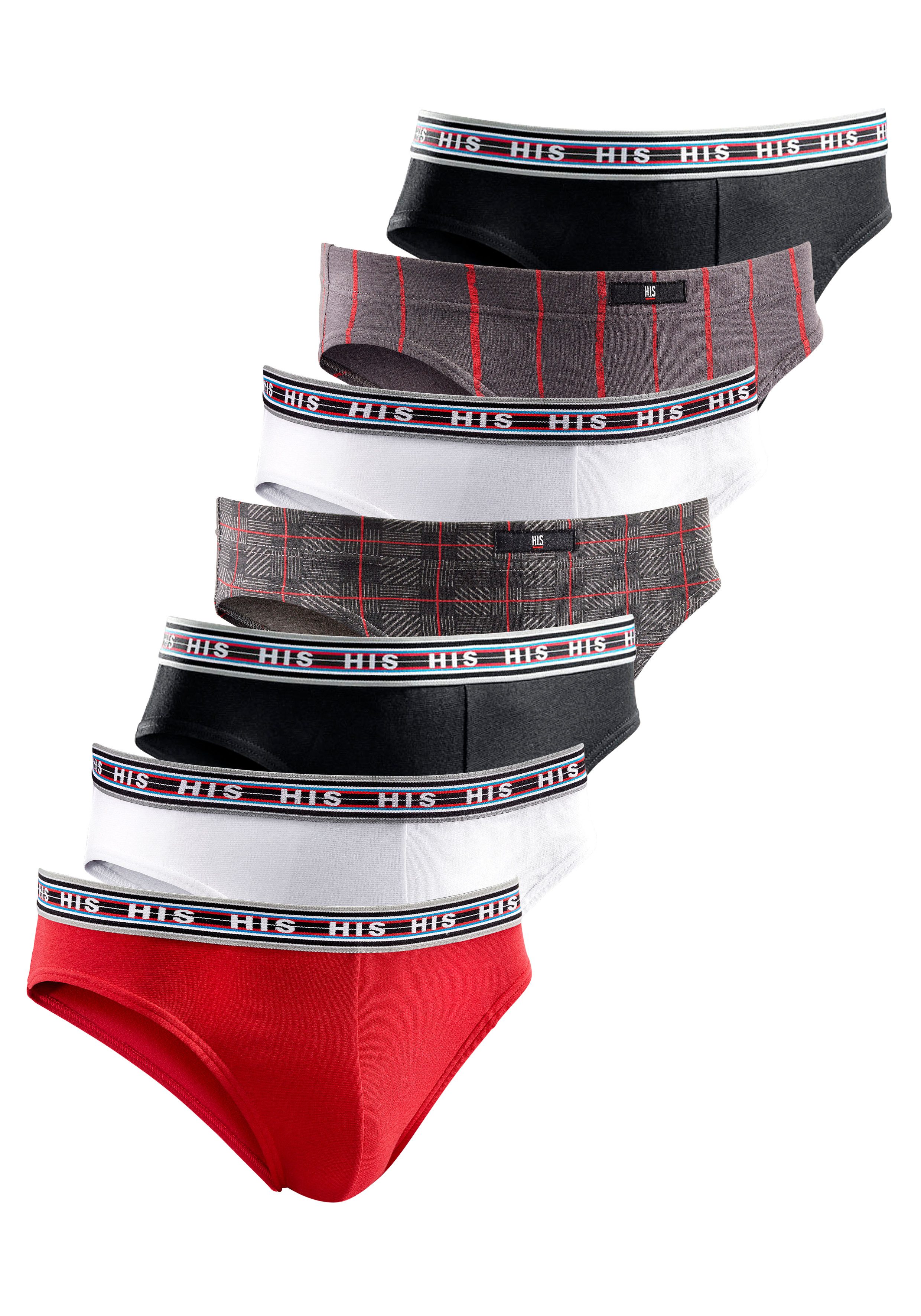 H.I.S Slip van katoen-stretch (set, 7 stuks)