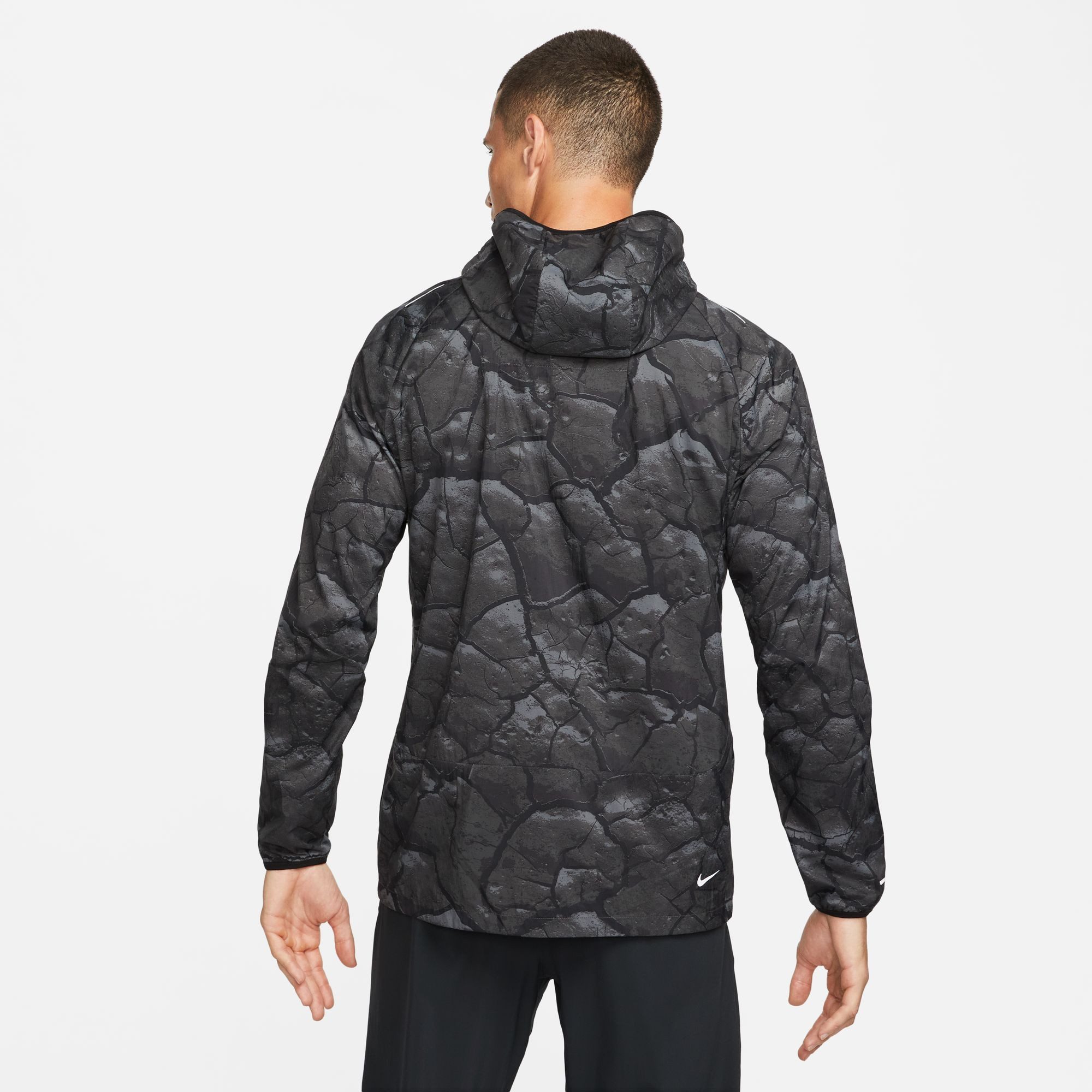 Nike Runningjack MEN'S LIGHTWEIGHT ALLOVER PRINT TRAIL RUNNING JACKET
