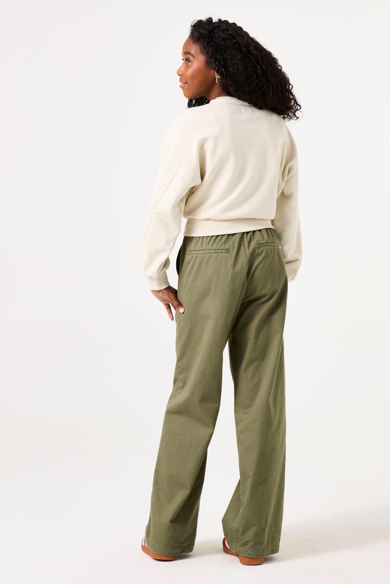 Garcia Stoffen broek met zakken